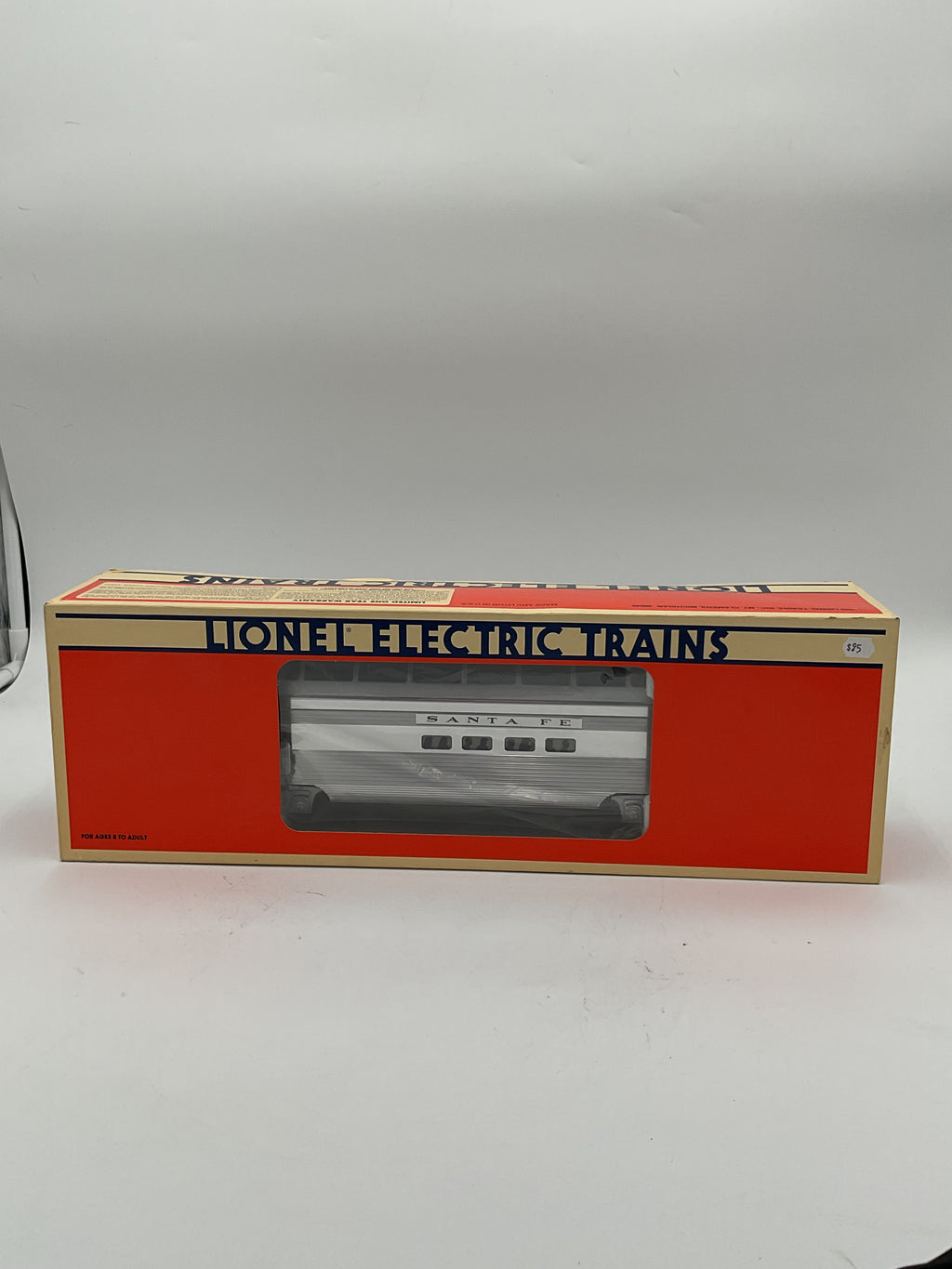 Lionel O 19128 Santa Fe Aluminium Full Vista Dome Car