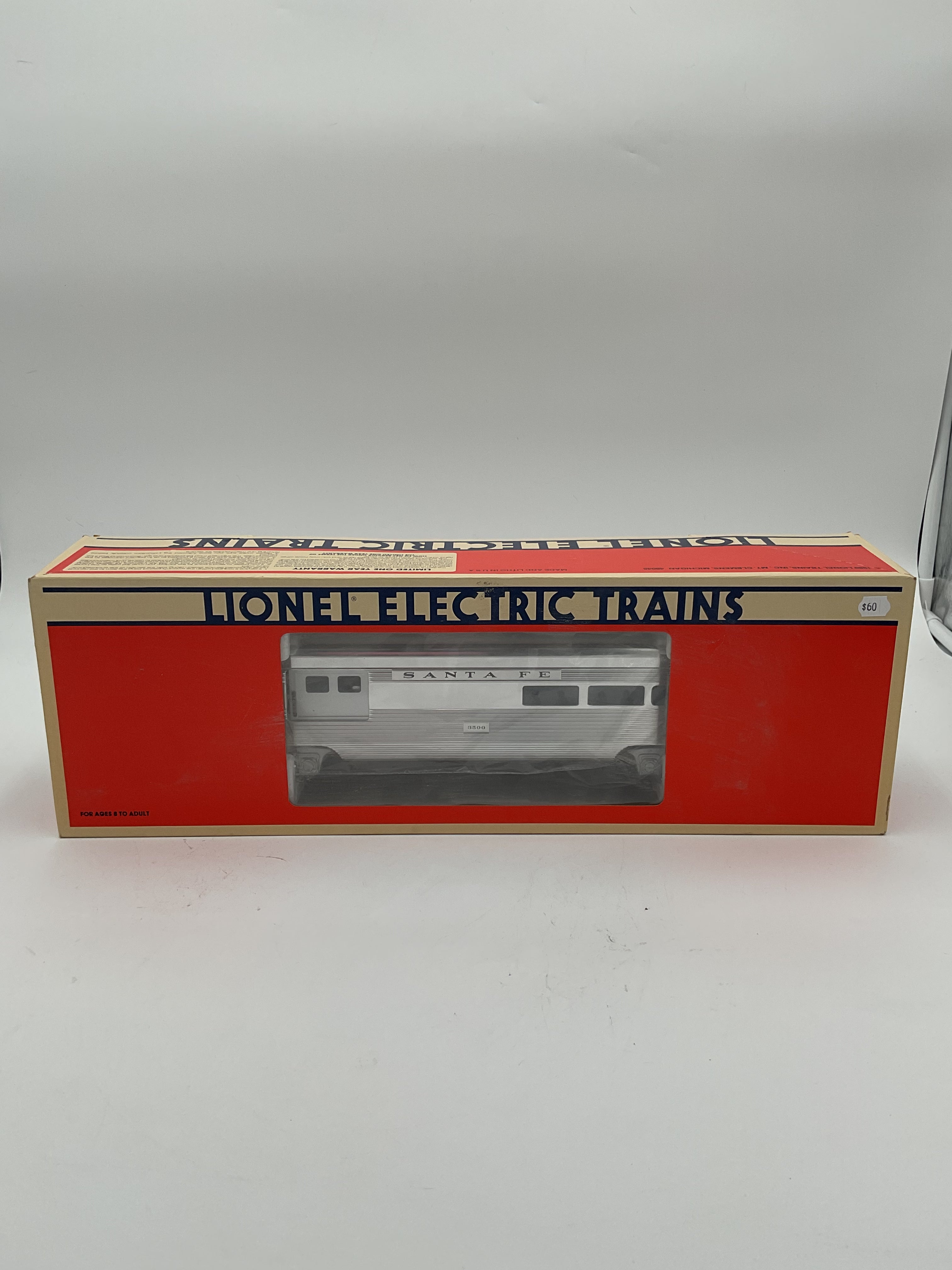 Lionel O 19110 Santa Fe Aluminium Combo Car