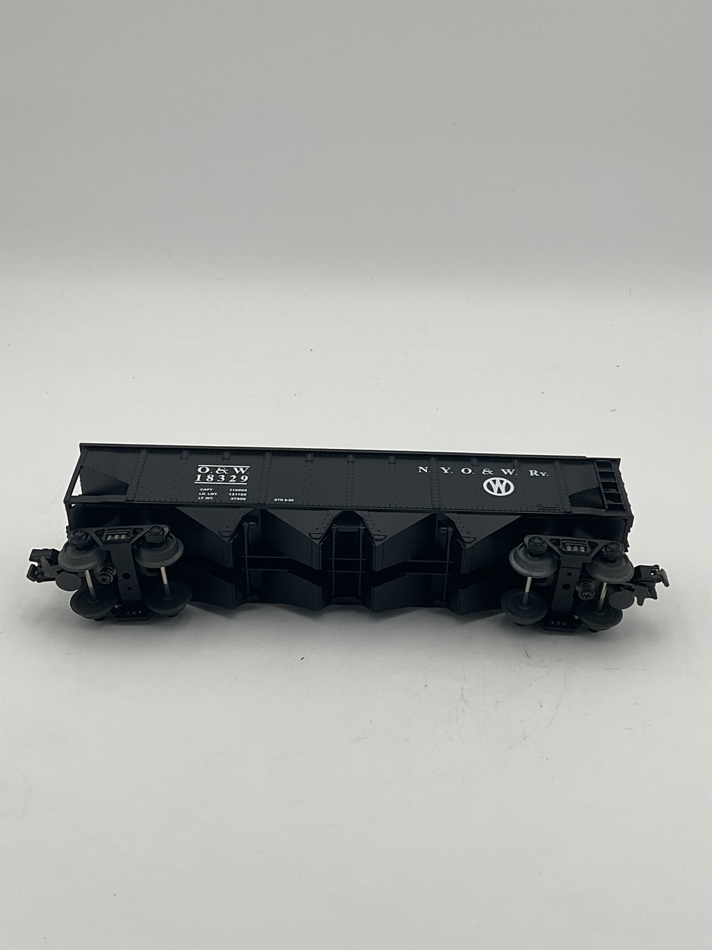 MTH 30-7015 D New York Ontario & Western 4-Bay Hopper w/ Coal Load