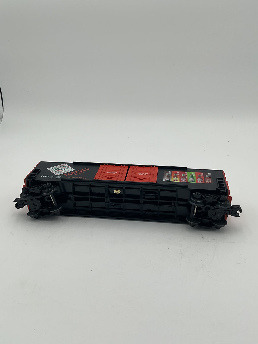 MTH 30-71180 Tabasco Pepper Sauce [21324] 50’ Double Door Plugged Boxcar