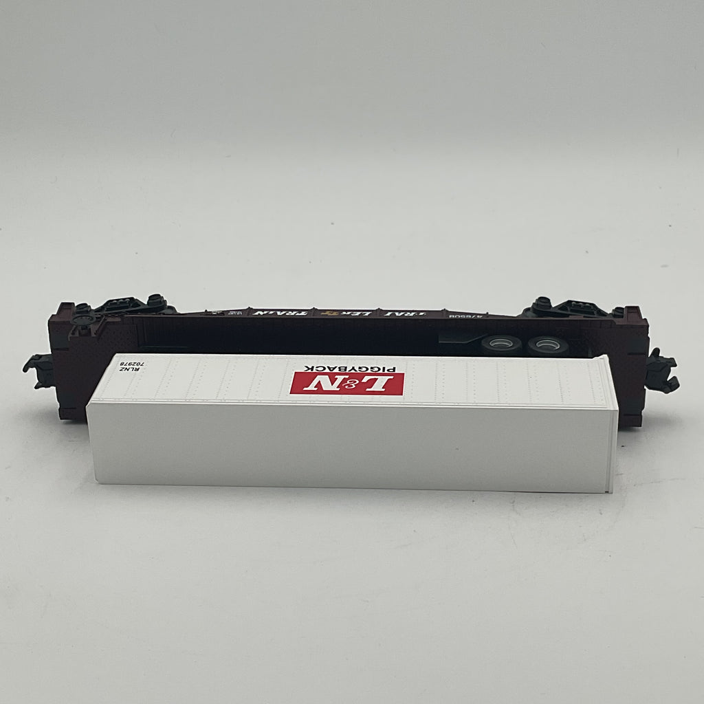 MTH 30-7008 Louisville & Nashville Flatcar w/ Trailer