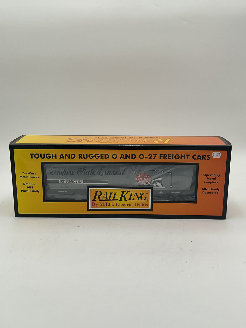 MTH 30-75733 New York Central 4-Bay Cylindrical Hopper Car