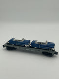 MTH RK-7607L MTH Lines with Ertl 52 Cadillacs Semi-Scale Flat Car