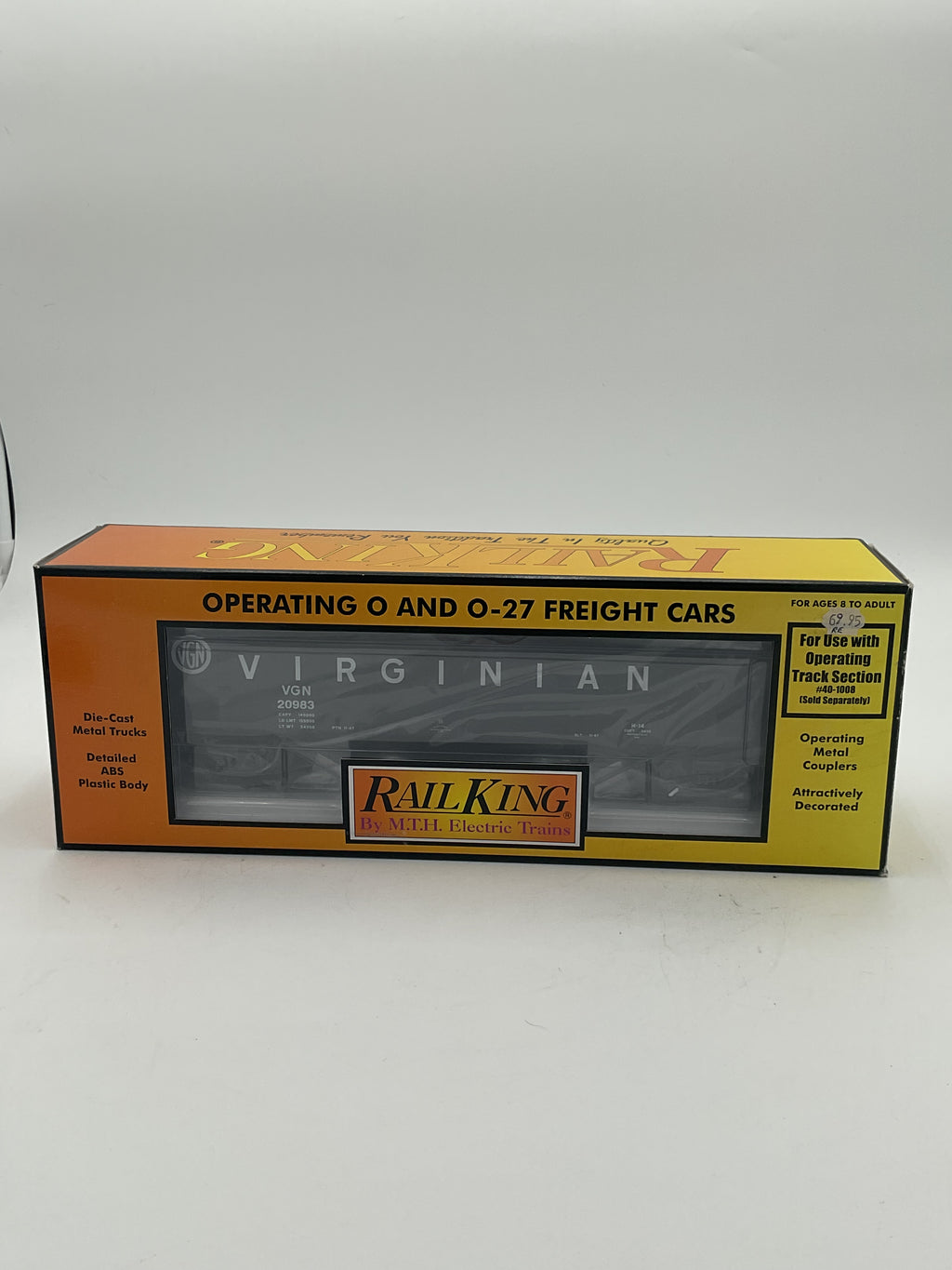 MTH 30-7551 Virginian Hopper Car w/ Operating Coal