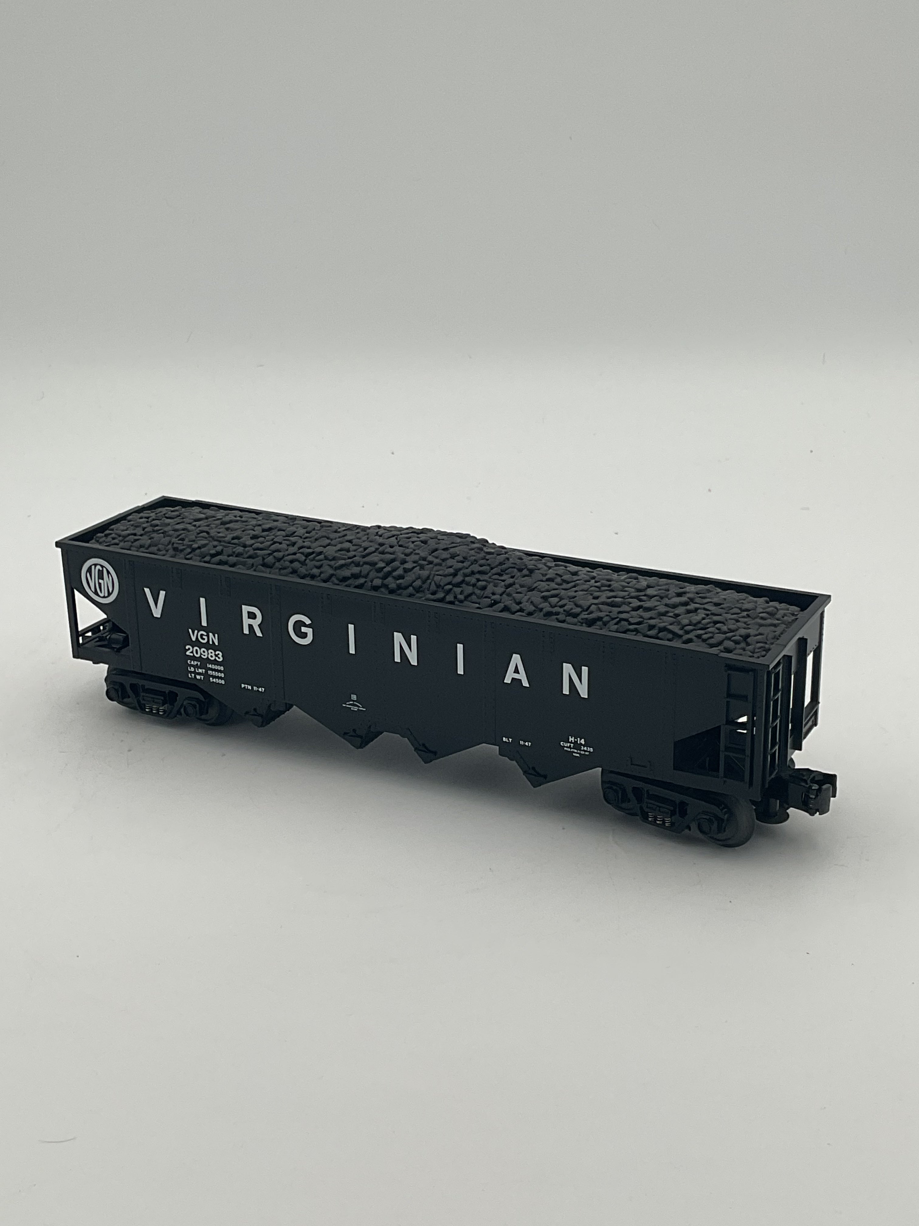 MTH 30-7551 Virginian Hopper Car w/ Operating Coal