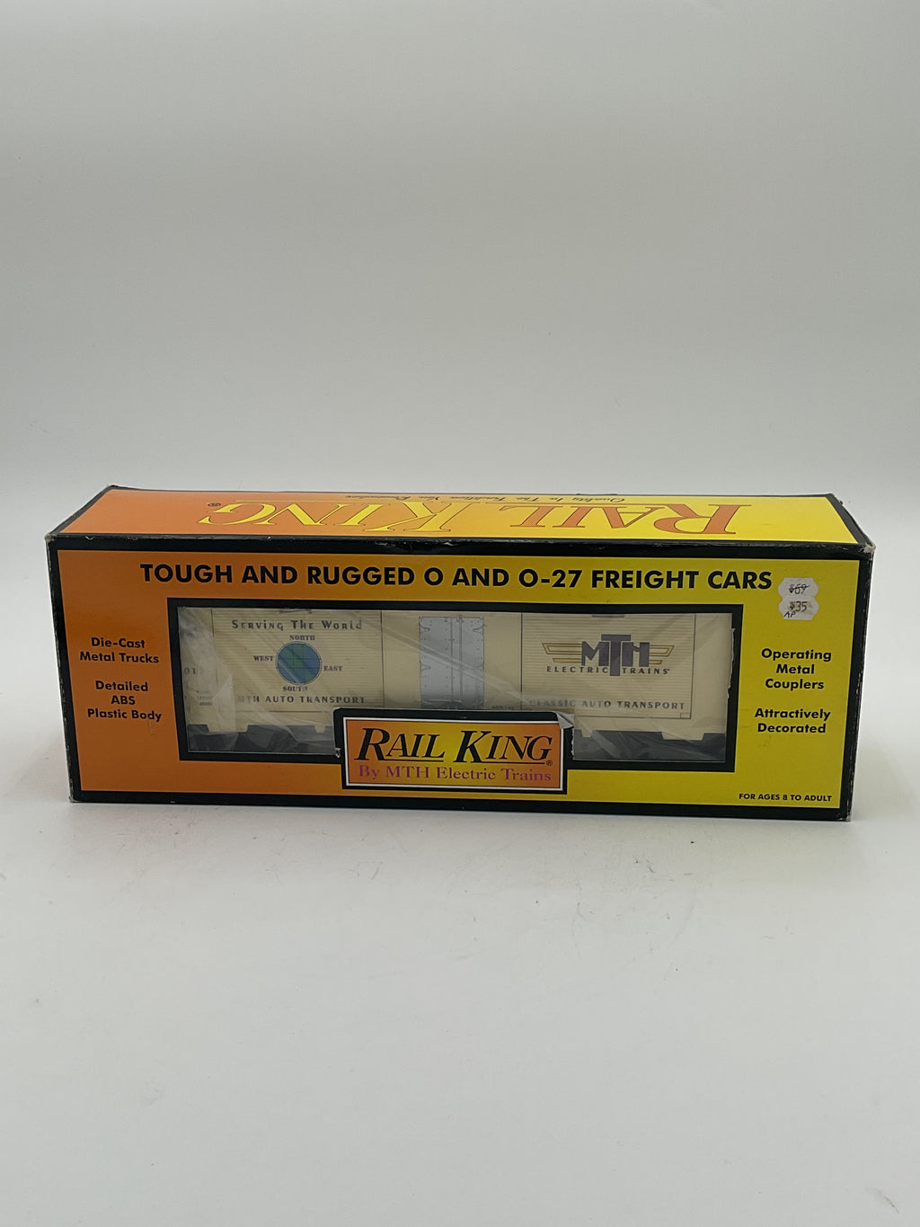 MTH 30-74015 Auto Transportation Window Box Car w/ Porsches