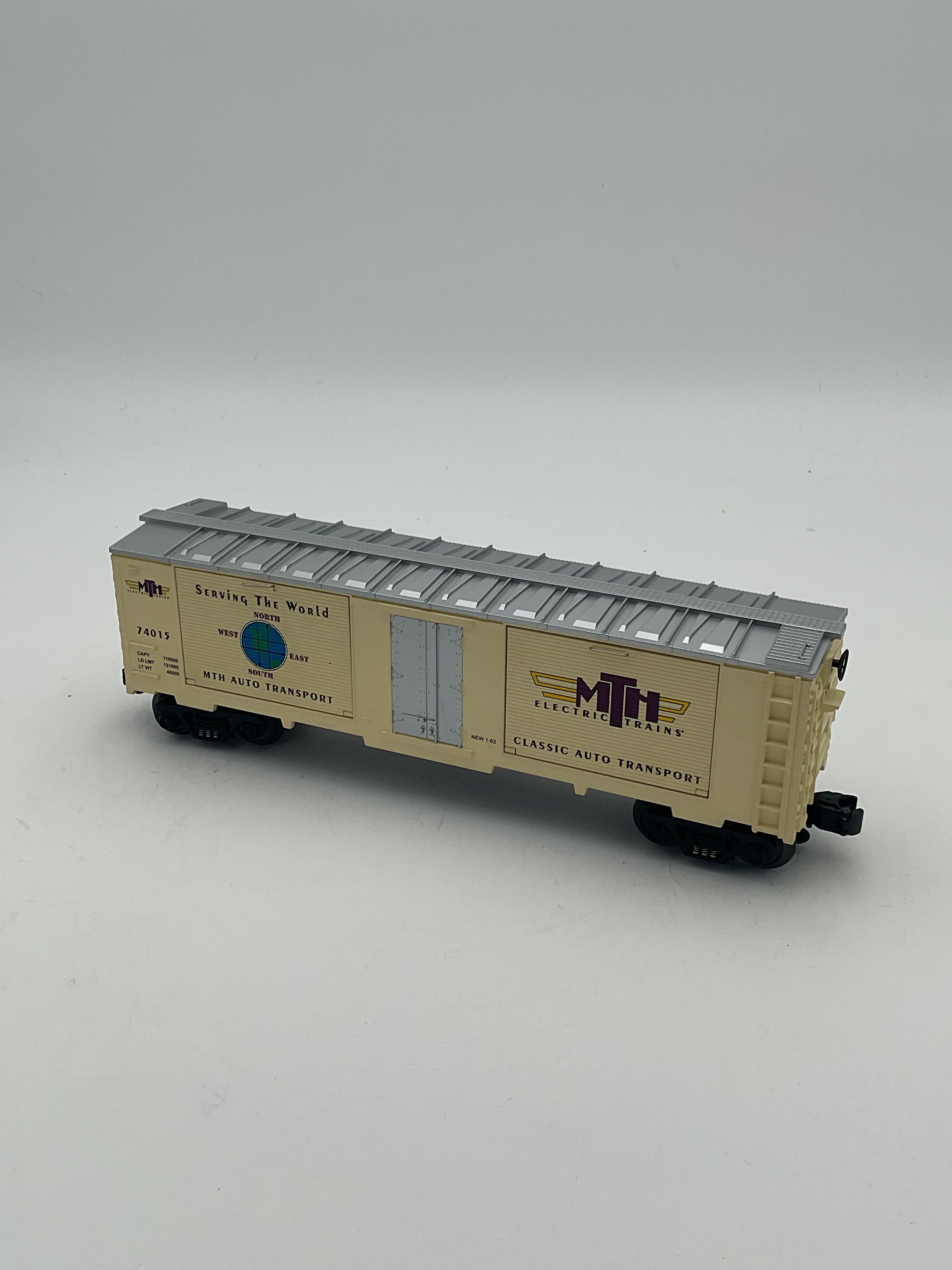 MTH 30-74015 Auto Transportation Window Box Car w/ Porsches