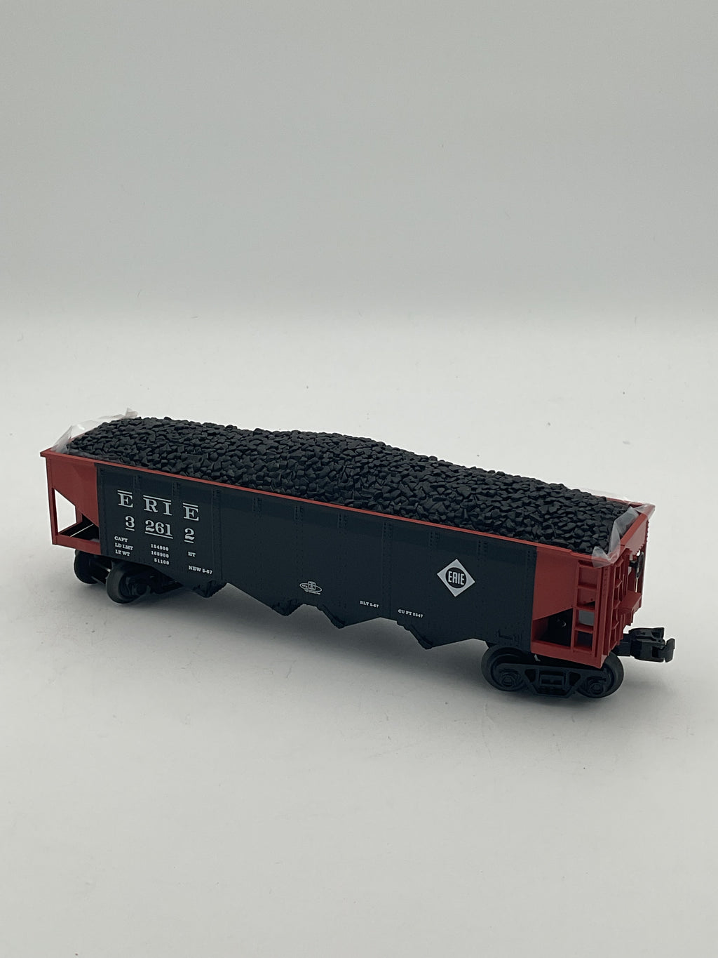 MTH 30-70135C Erie 4-Bay Hopper Car w/ Coal Load