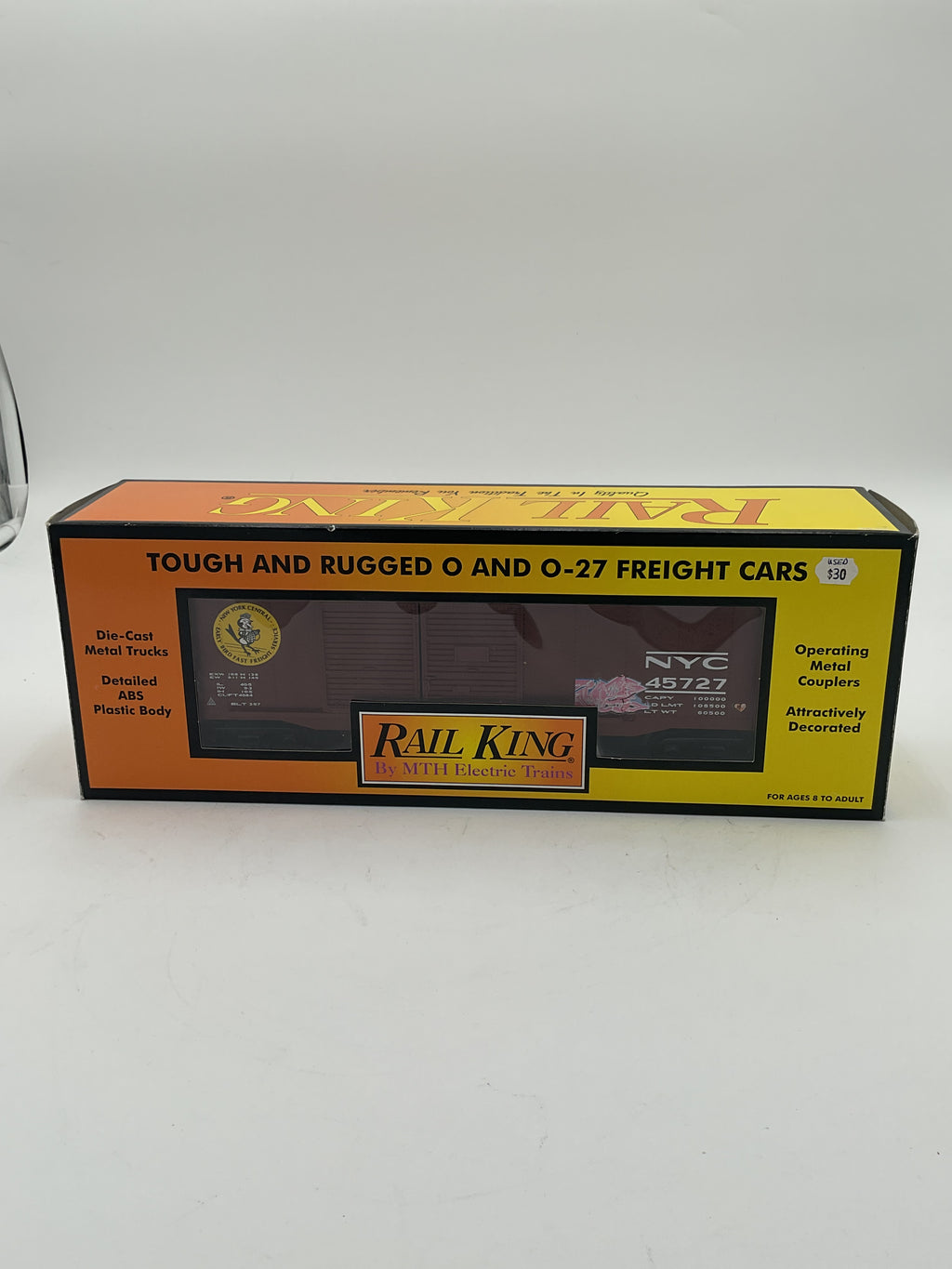 MTH 30-4188a New York Central 40’ Double-Door Boxcar