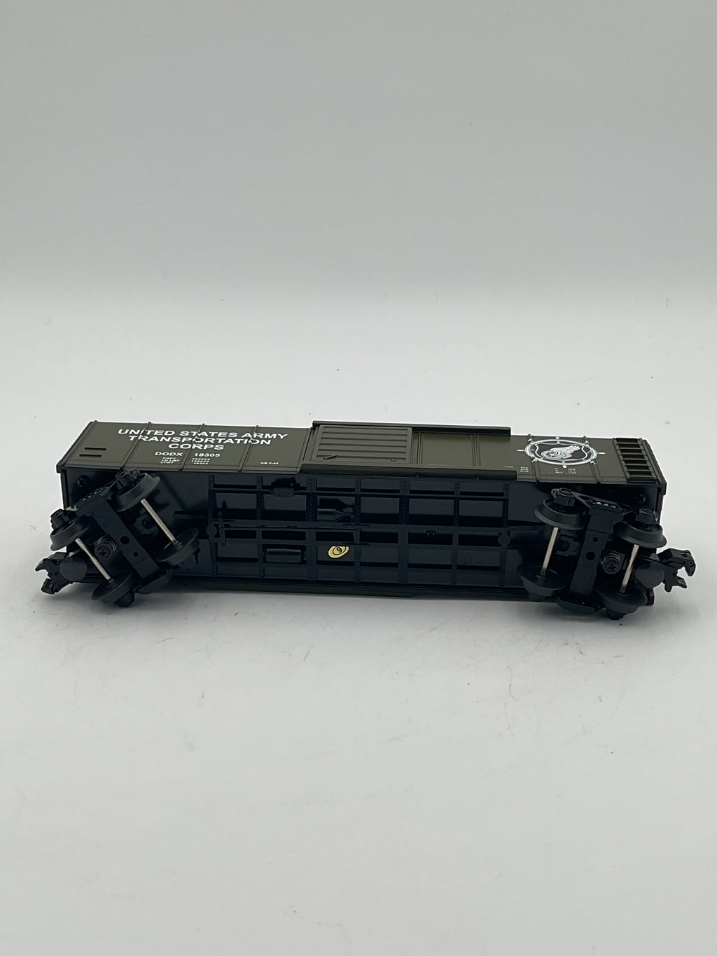 MTH 30-74225 U.S. Army Rounded Roof Box Car w/ Generator