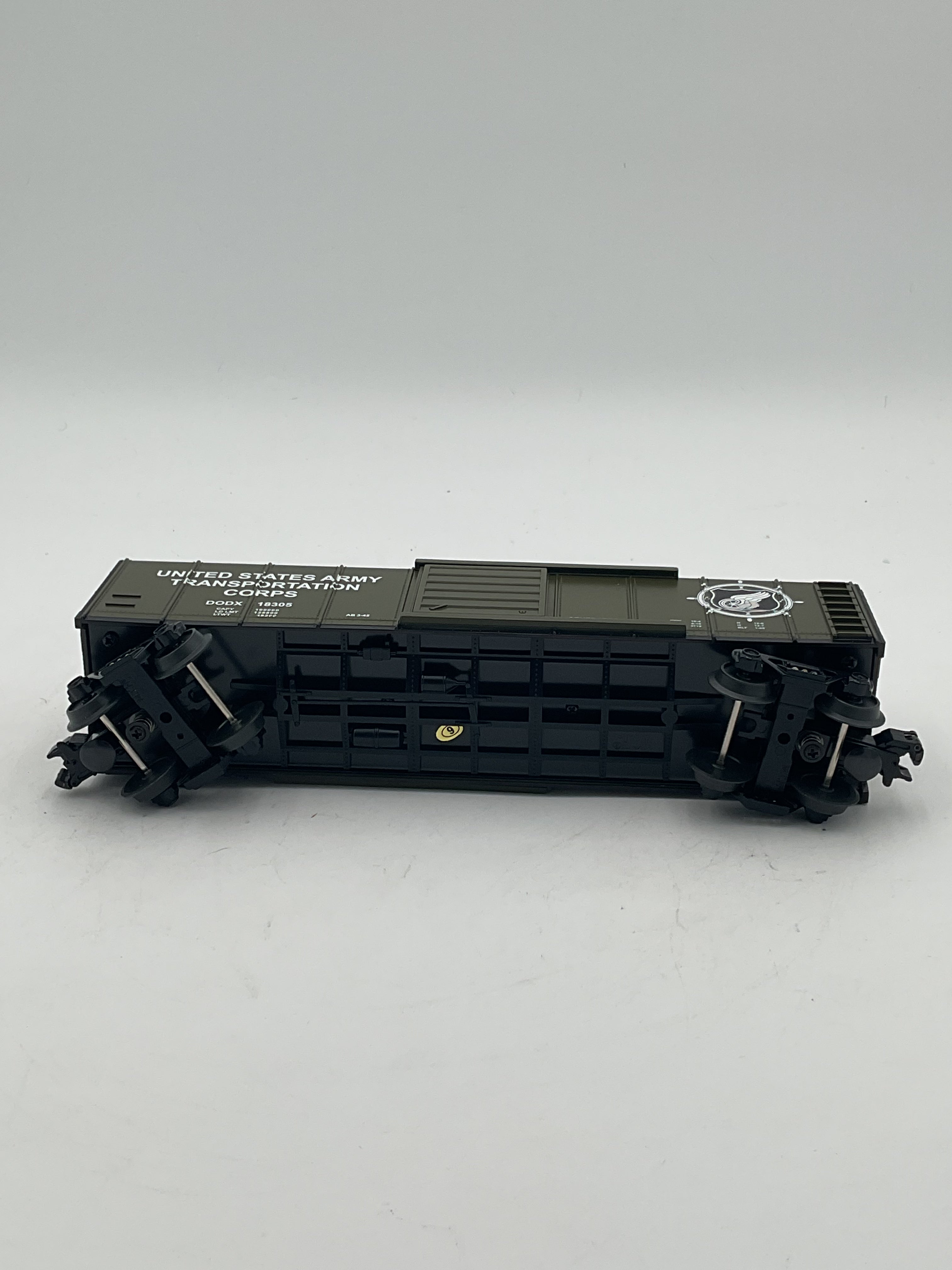 MTH 30-74225 U.S. Army Rounded Roof Box Car w/ Generator