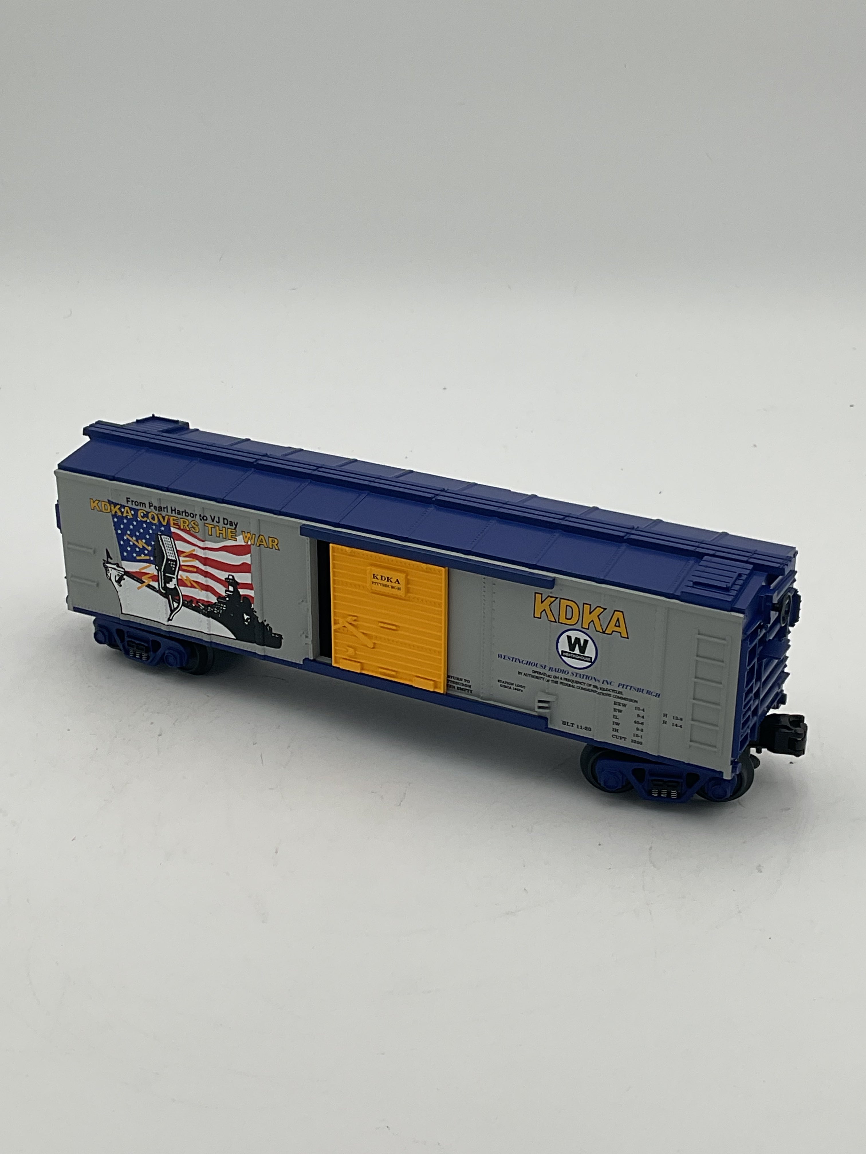 MTH 30-74227 KDKA WWII Box Car