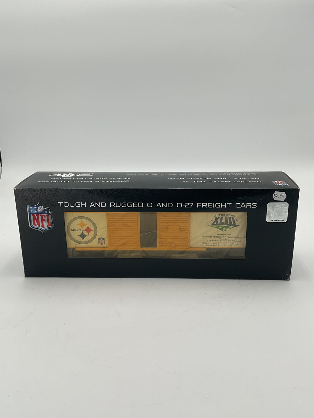 MTH 30-74559 Pittsburgh Steelers 40’ Double Door Box Car