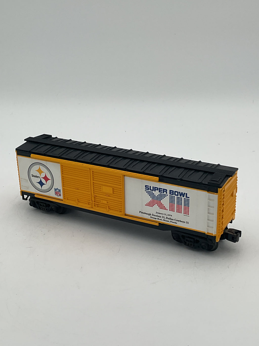MTH 30-74438 Pittsburgh Steelers Super Bowl XIII 40’ Double Door Boxcar
