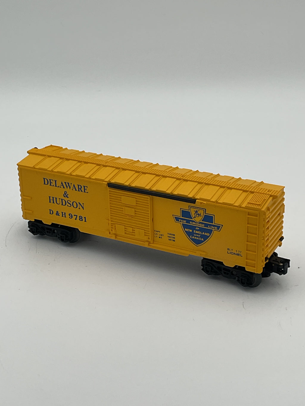 Lionel O 9781 Delaware & Hudson Box Car