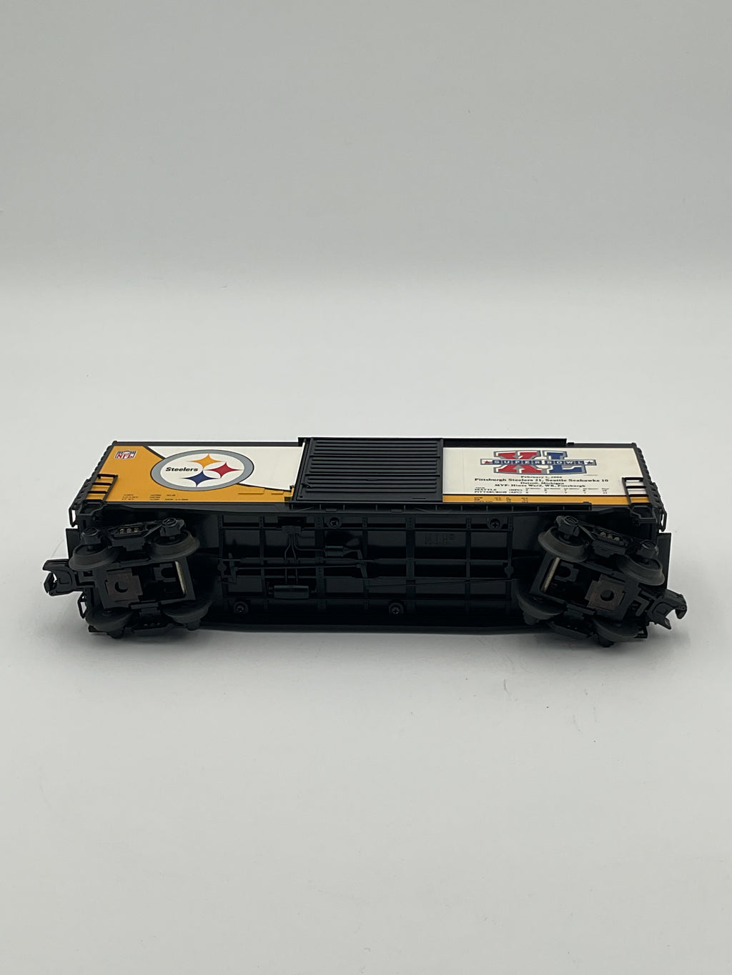 MTH 30-74362 NFL- Pittsburgh Steelers- Super Bowl XL Champs 40’ High Cube Box Car