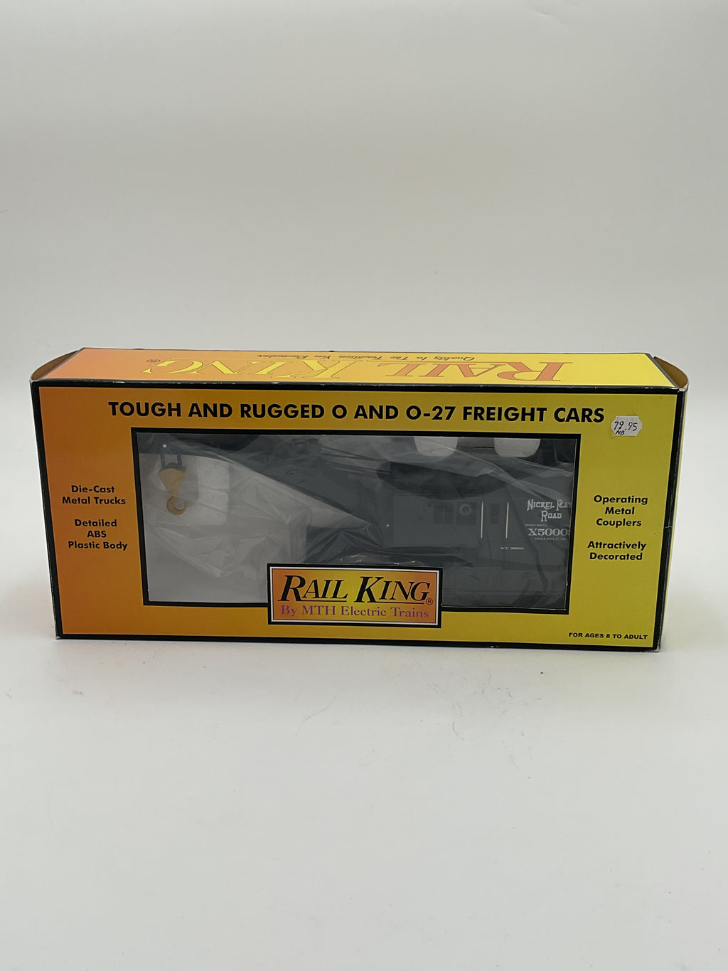 MTH 30-7919 Nickel Plate Road Operating Crane Car