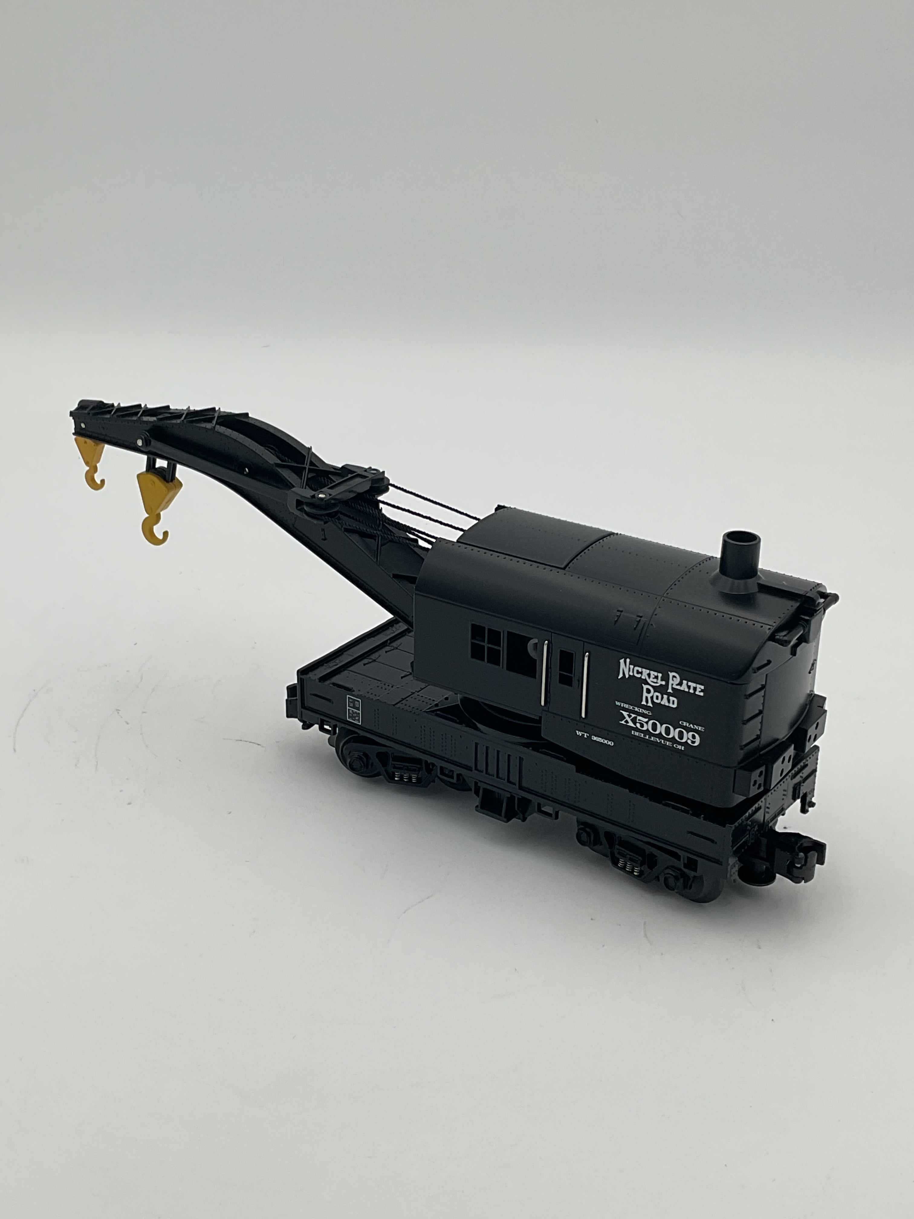 MTH 30-7919 Nickel Plate Road Operating Crane Car