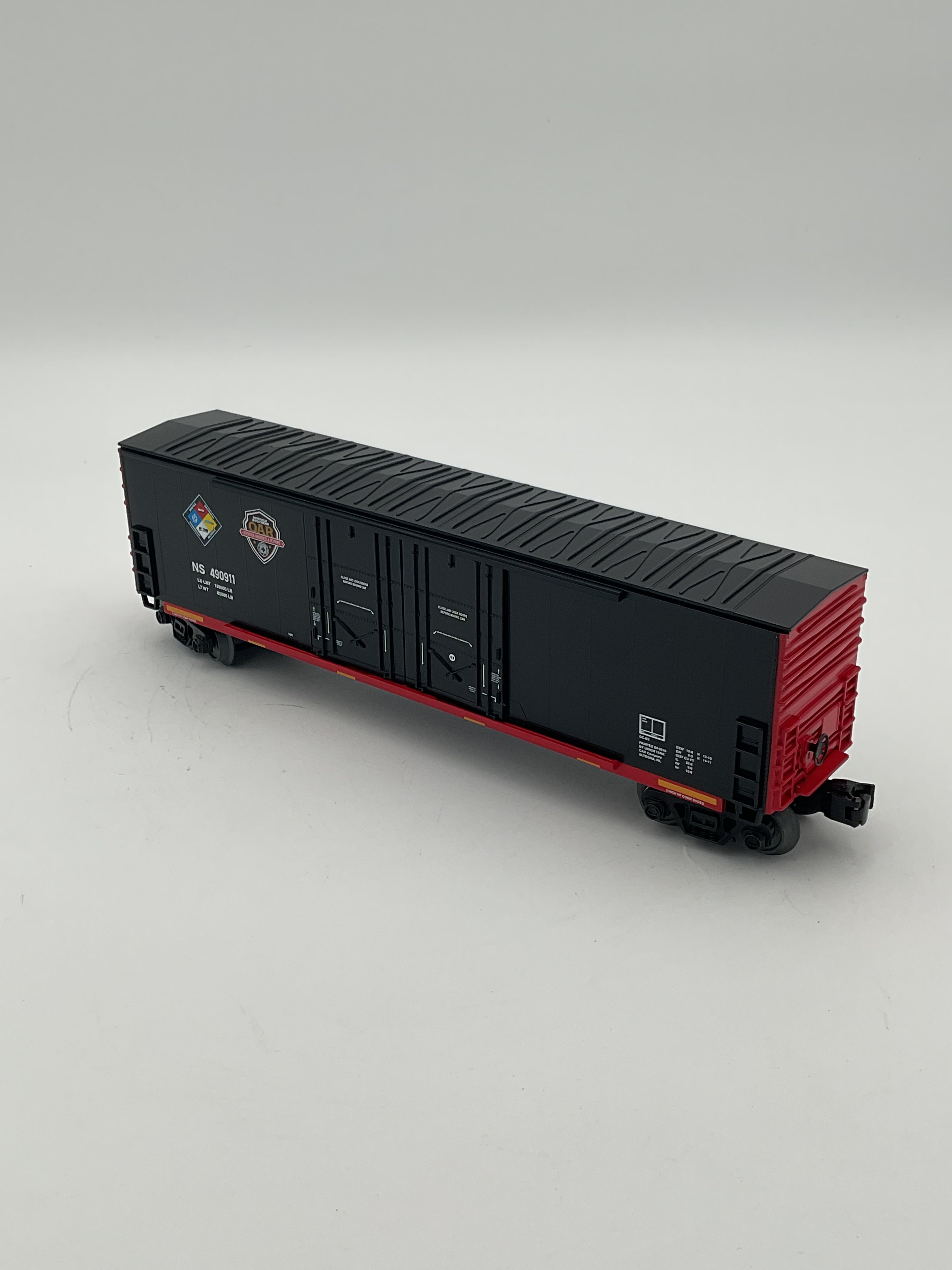 MTH 30-74875 Norfolk Southern (#490911) [First Responders] 50’ Double Door Plugged Boxcar