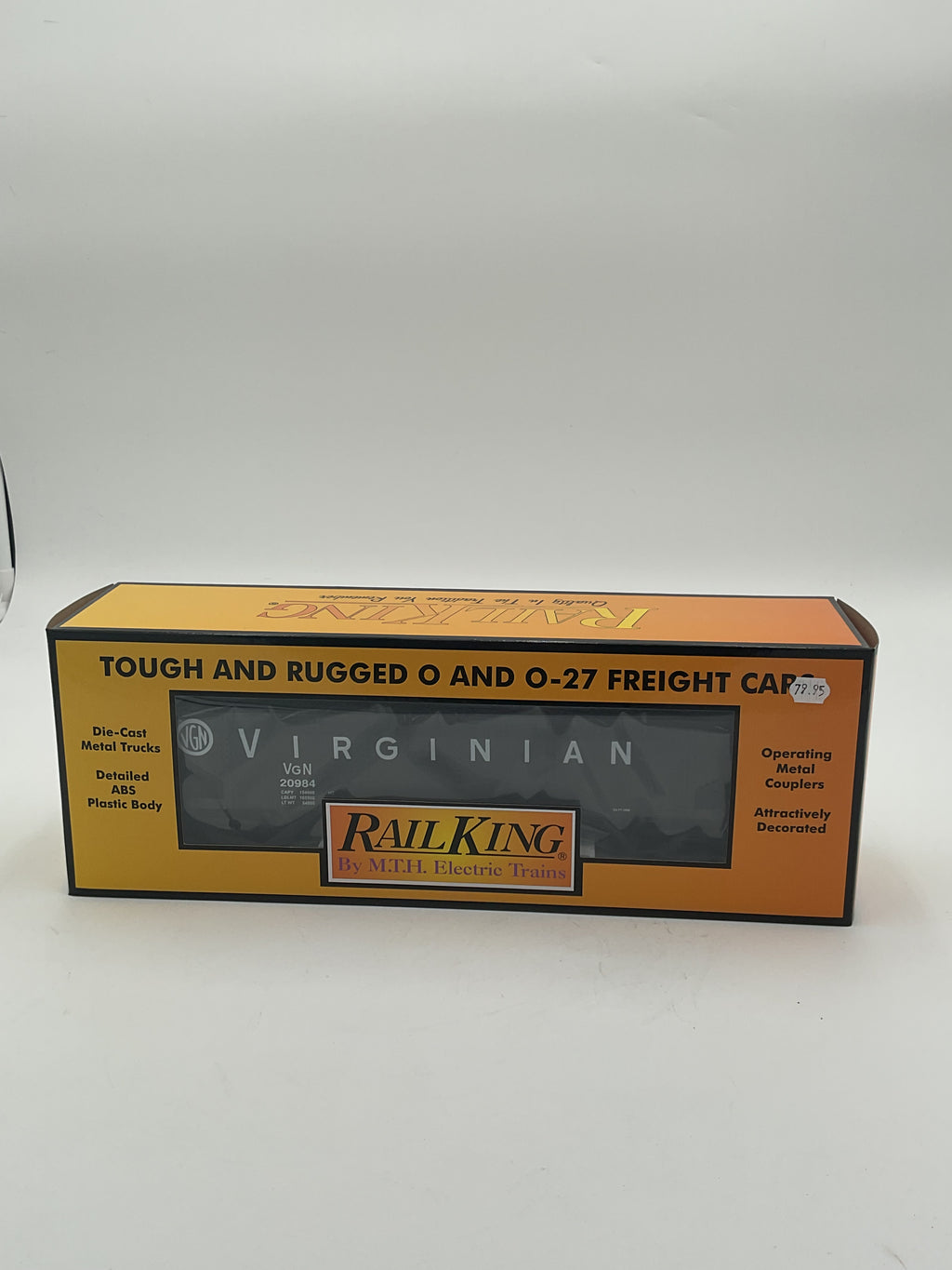 MTH 30-70137C Virginian 4-Bay Hopper Car w/ Coal Load