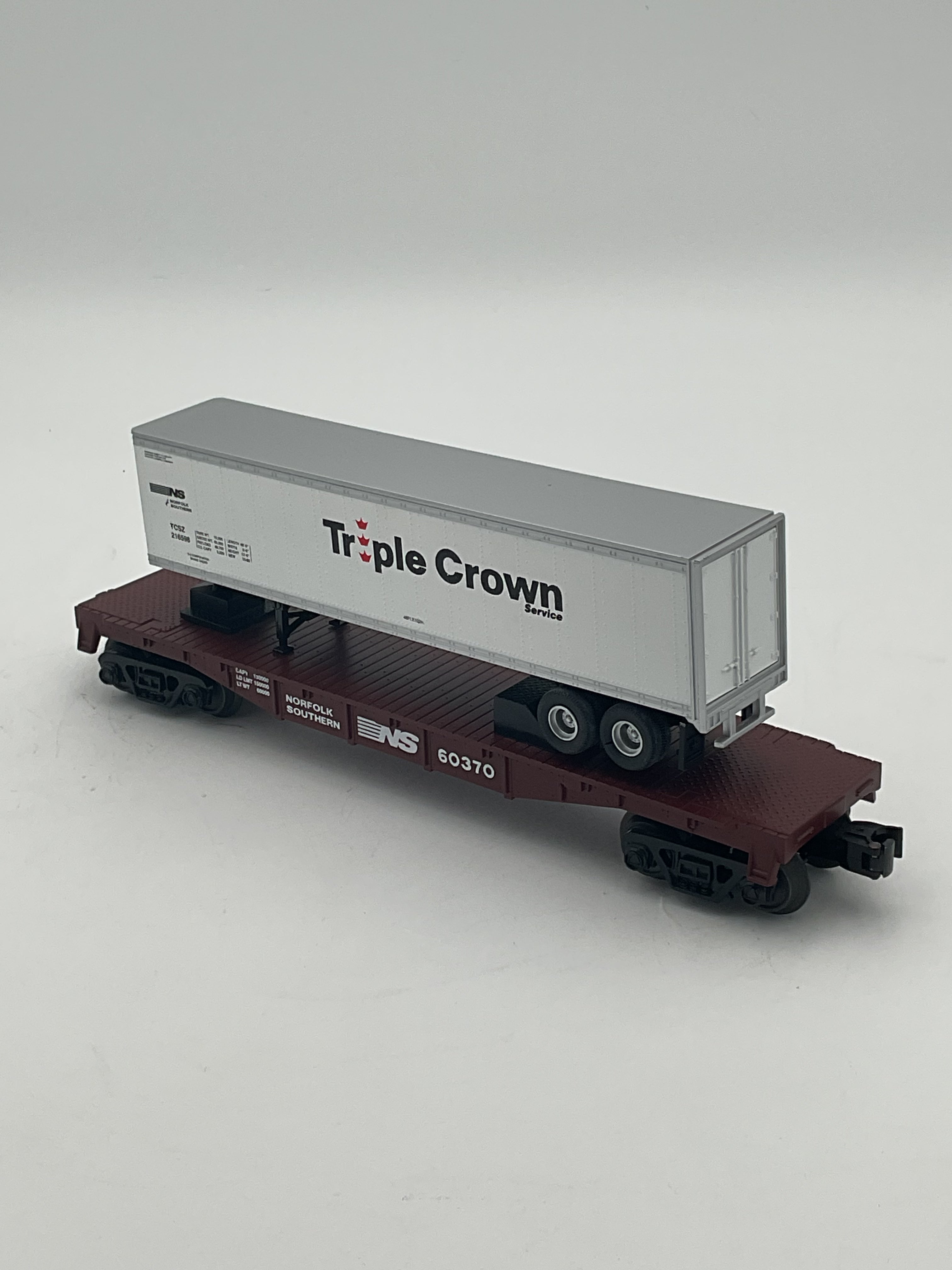 MTH 30-76461 Norfolk Southern Flat Car w/ Trailer