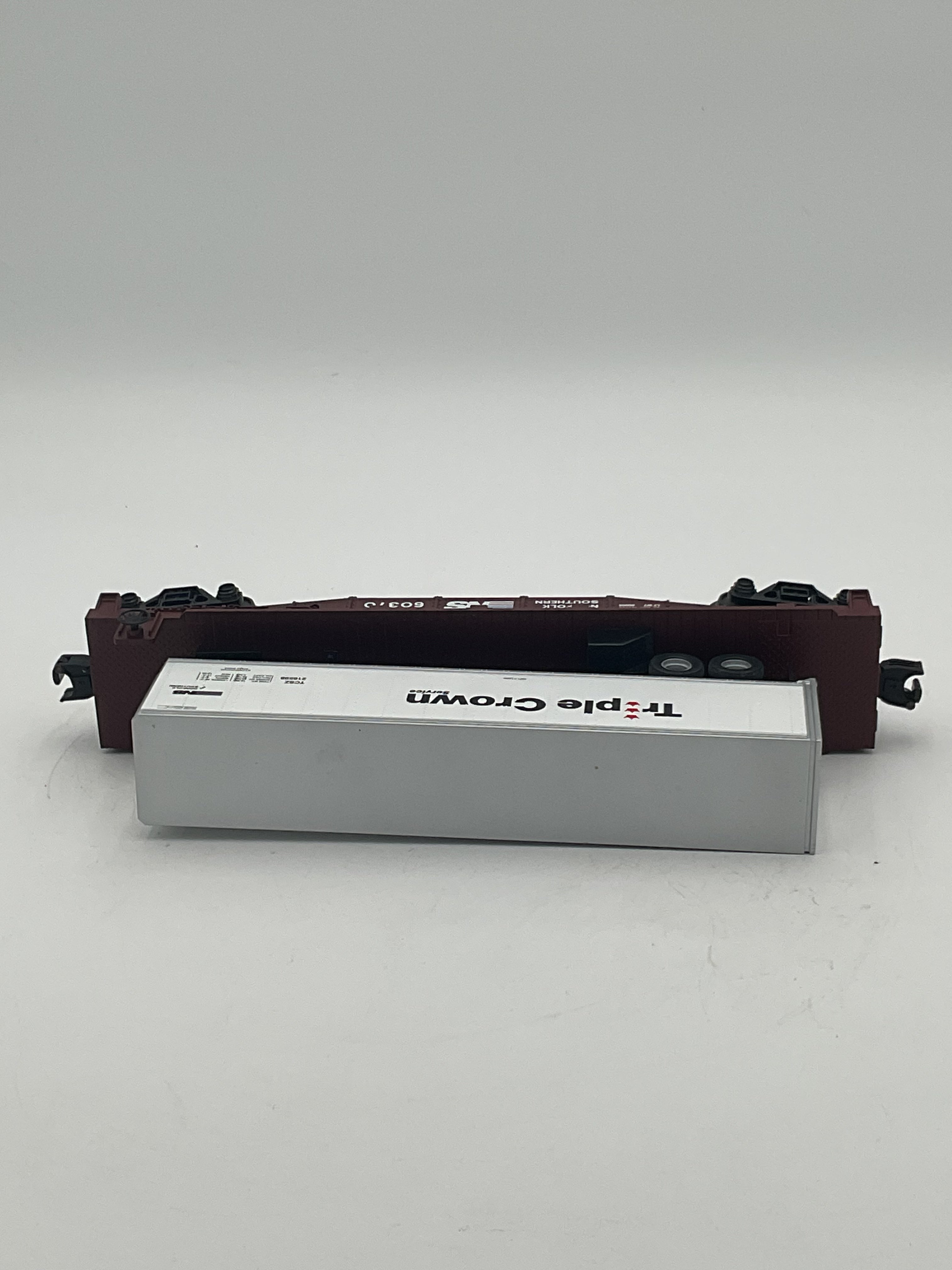 MTH 30-76461 Norfolk Southern Flat Car w/ Trailer