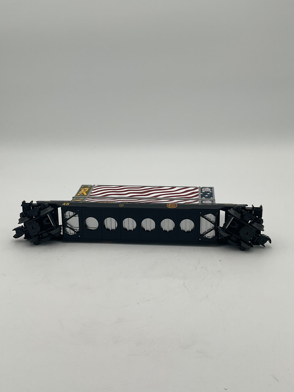MTH 30-70128C Kansas City Southern Husky Stack Car