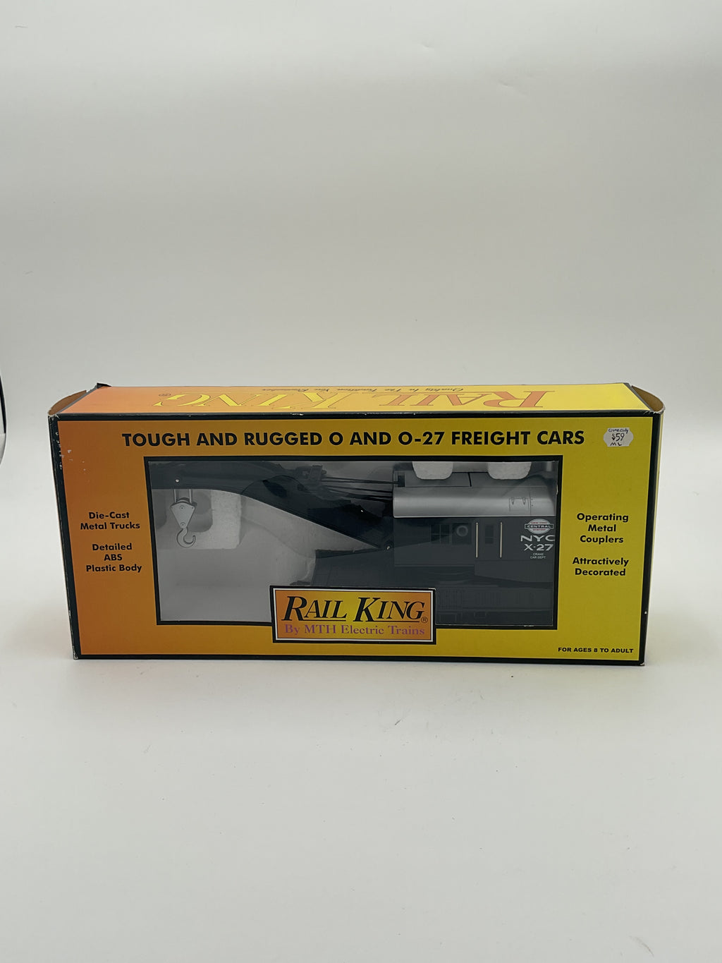 MTH 30-7910 NYC Operating Crane Car 30-7910