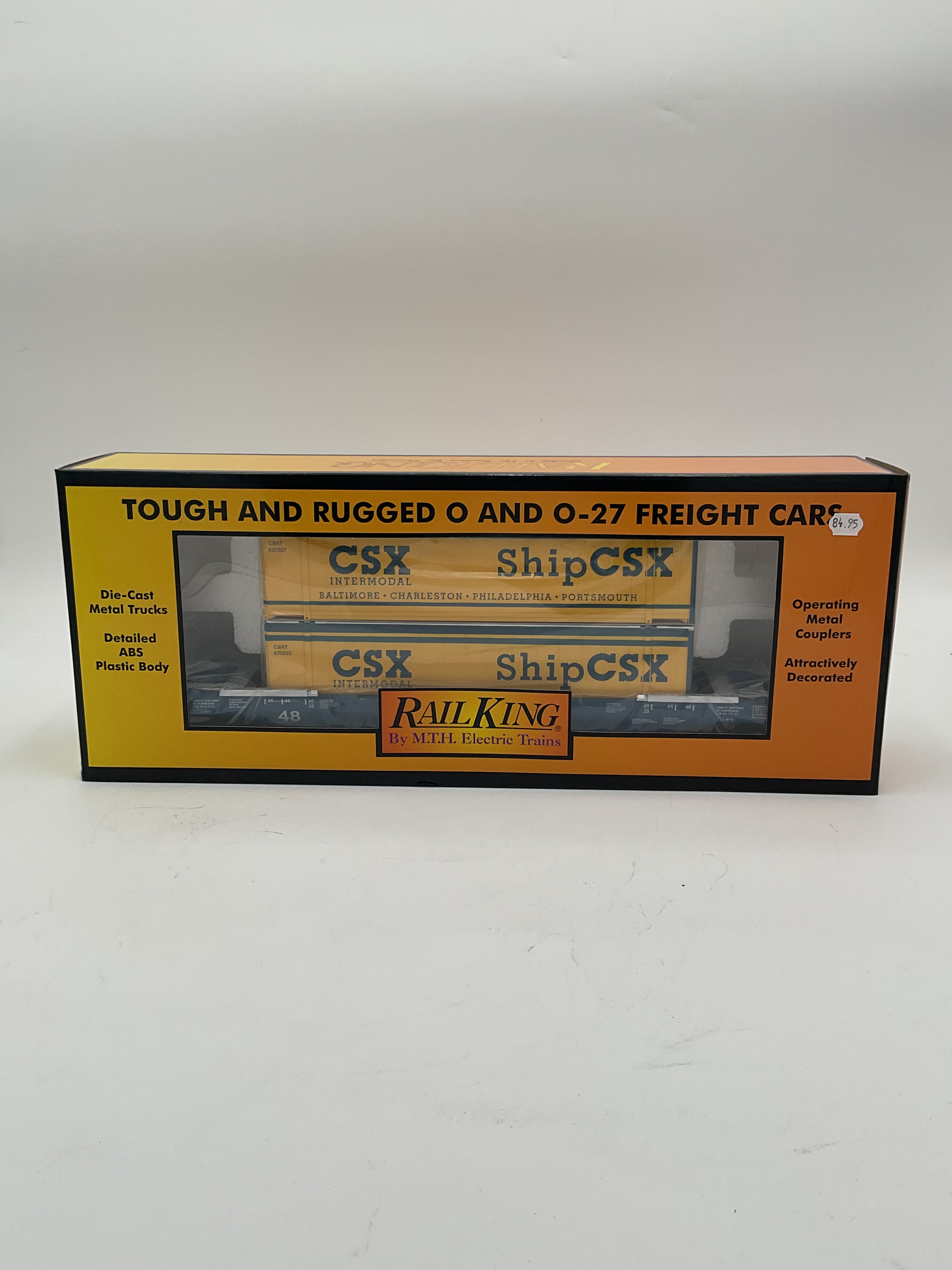 MTH 30-70126D CSX Husky Stack Car