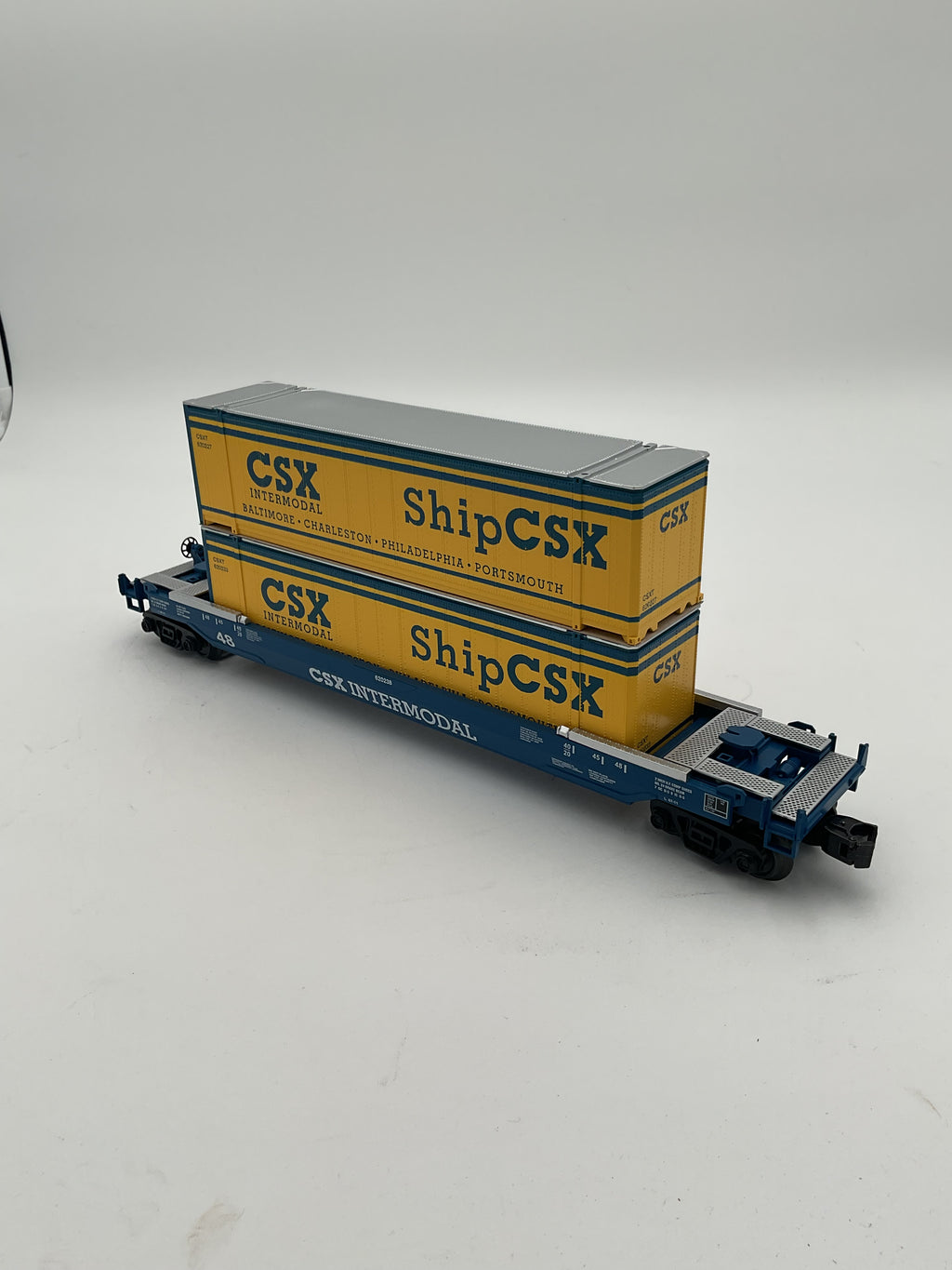 MTH 30-70126D CSX Husky Stack Car