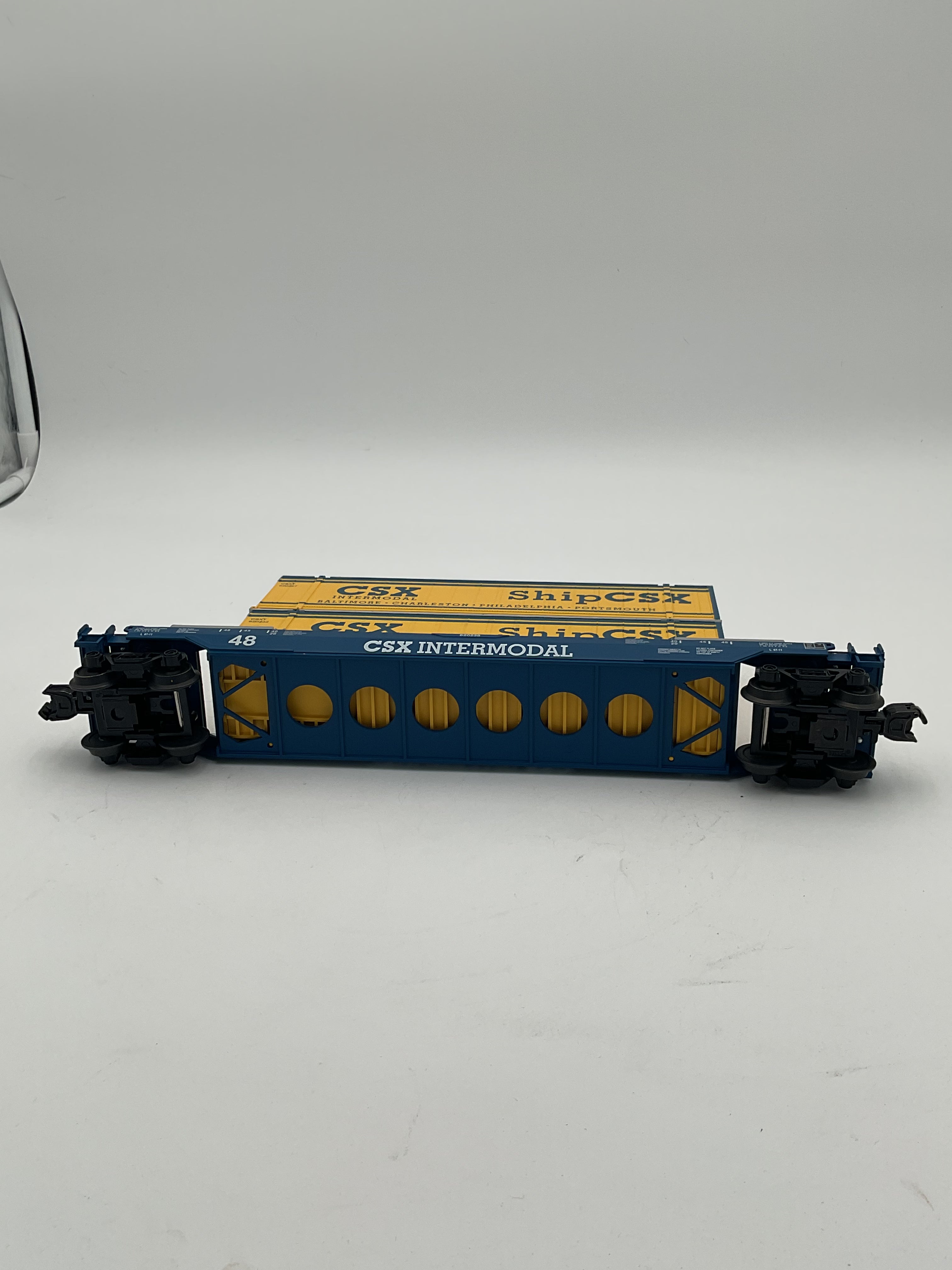 MTH 30-70126D CSX Husky Stack Car