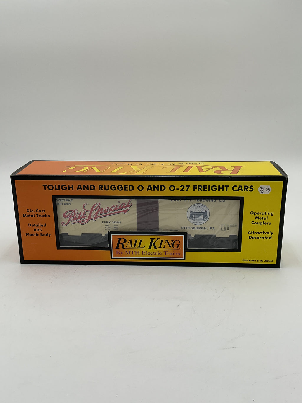 MTH 30-2592B Fort Pitt Brewing Modern Reefer Car
