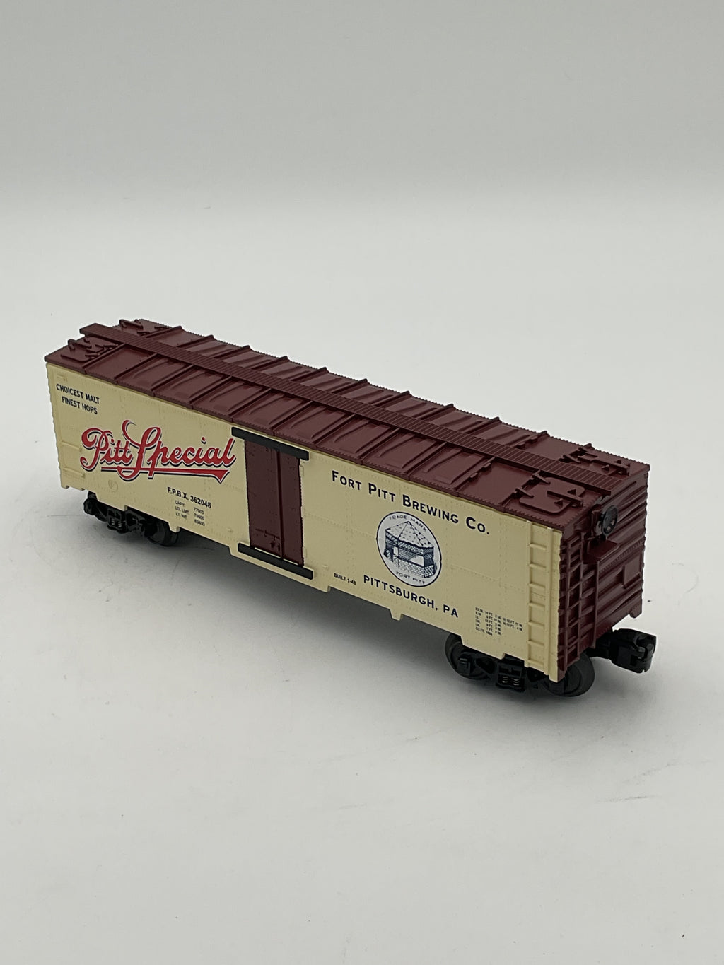 MTH 30-2592B Fort Pitt Brewing Modern Reefer Car