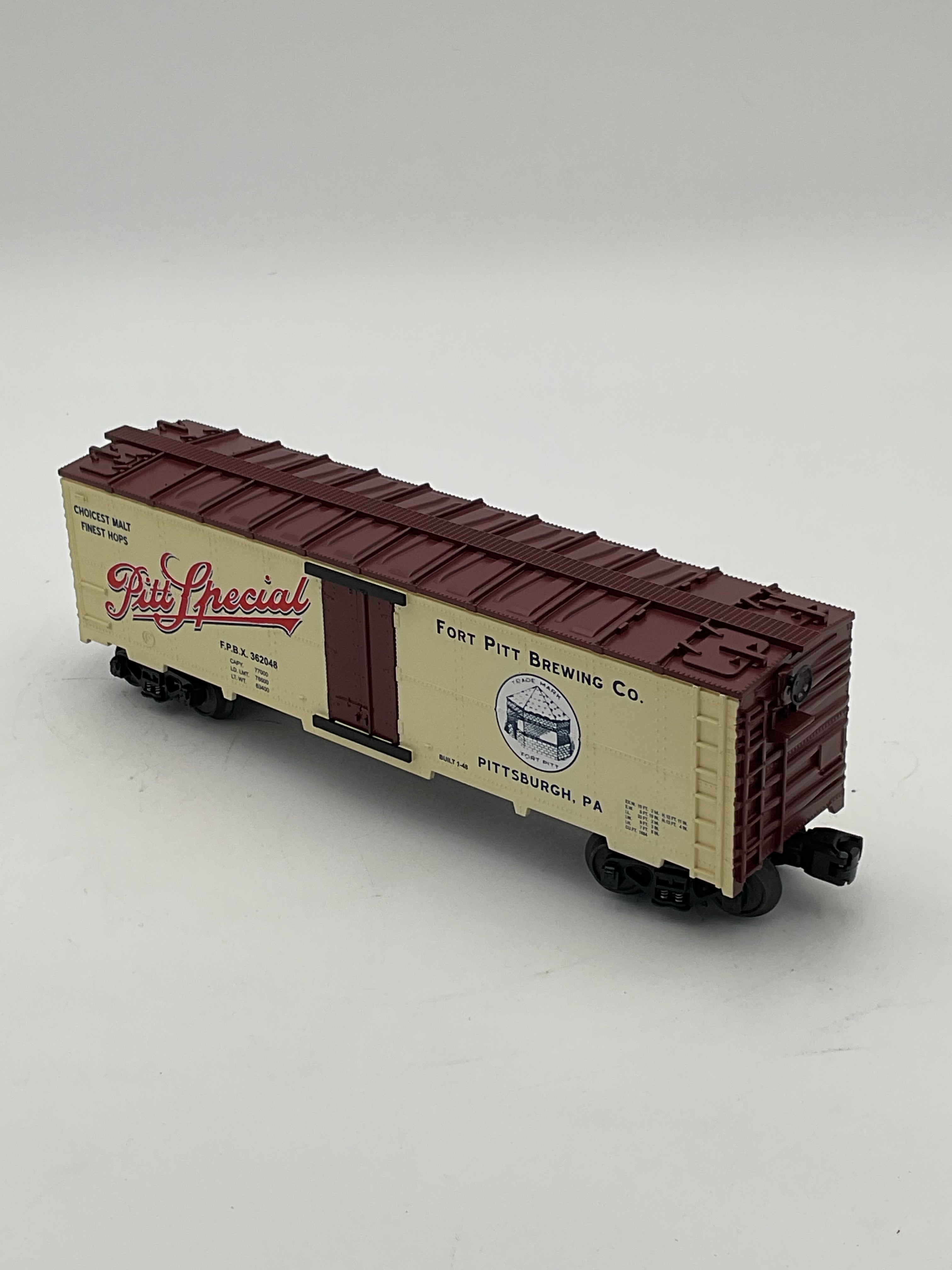 MTH 30-2592B Fort Pitt Brewing Modern Reefer Car