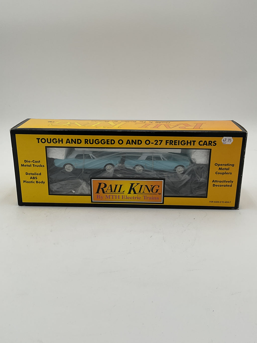 MTH 30-7617 MTH Auto Transport Flat Car w/ Ertl Mustangs