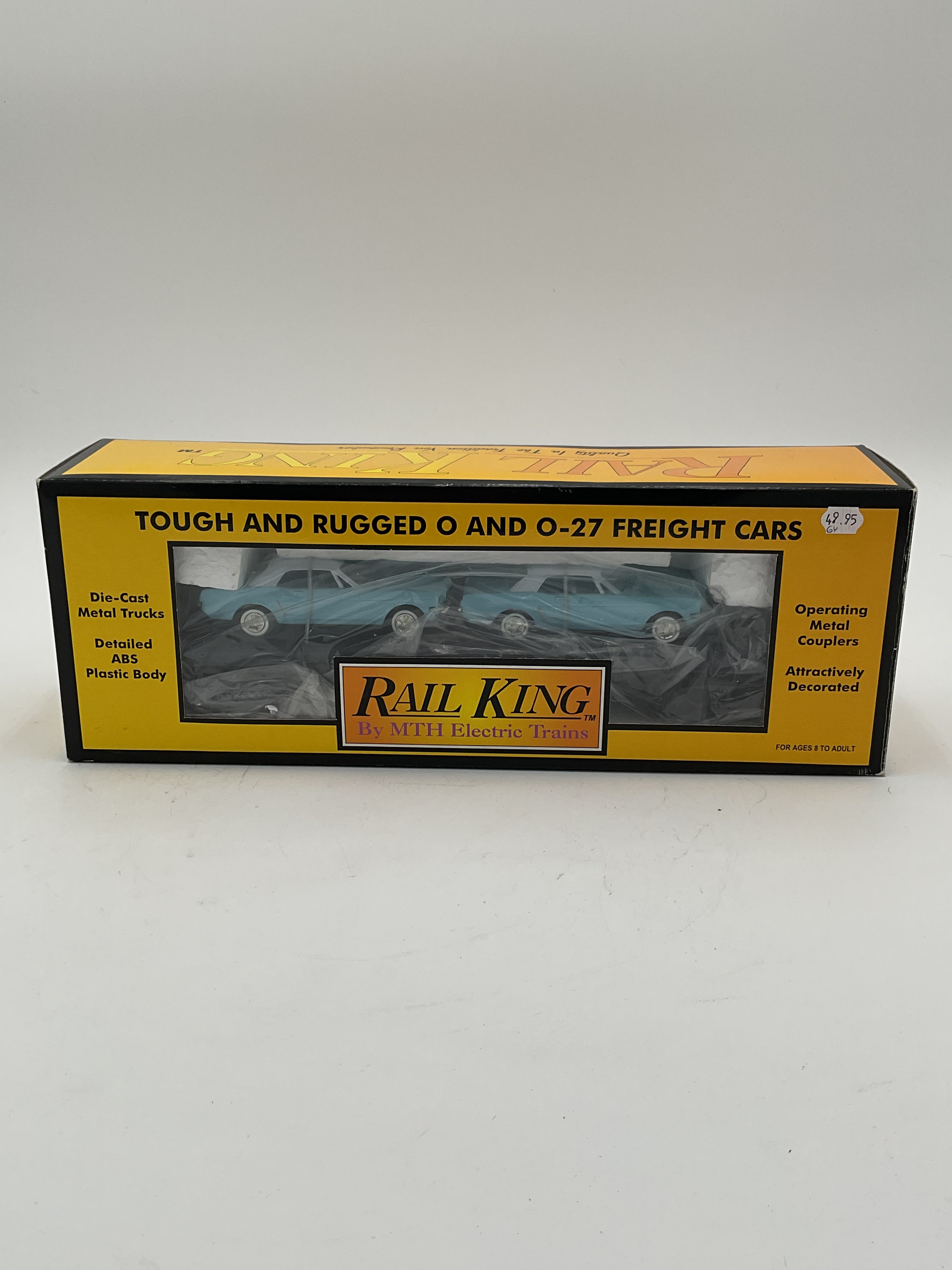 MTH 30-7617 MTH Auto Transport Flat Car w/ Ertl Mustangs