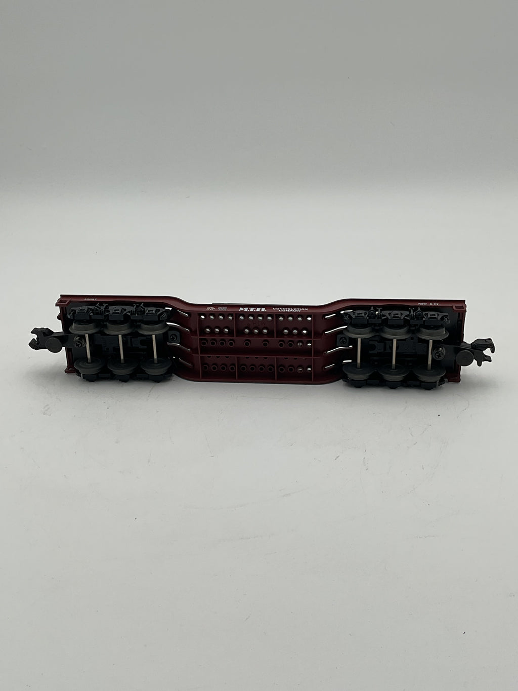 MTH 30-7612 MTH Construction Depressed Flatcar w/ Transformer