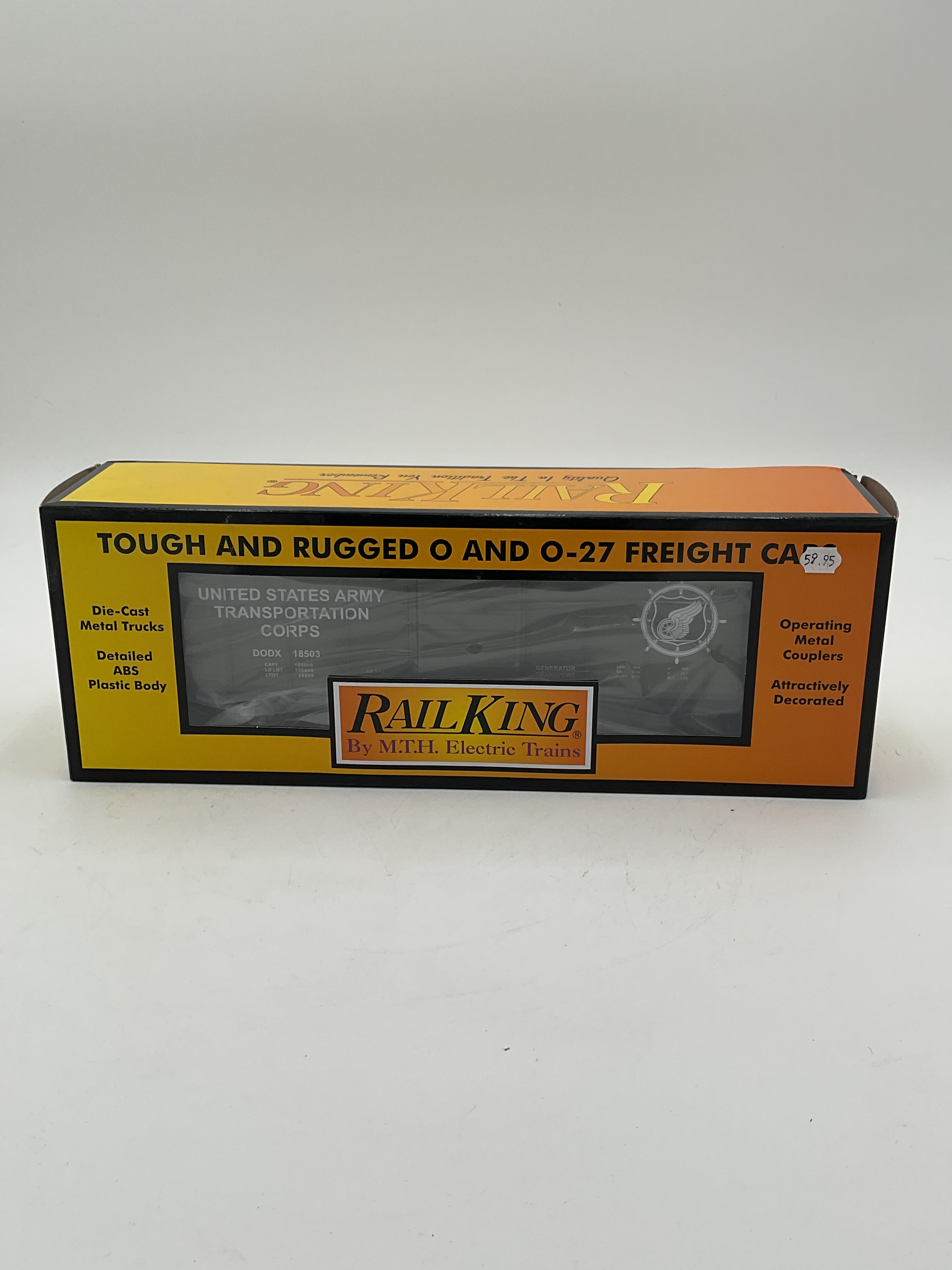 MTH 30-71131 U.S. Army Rounded Roof Box Car