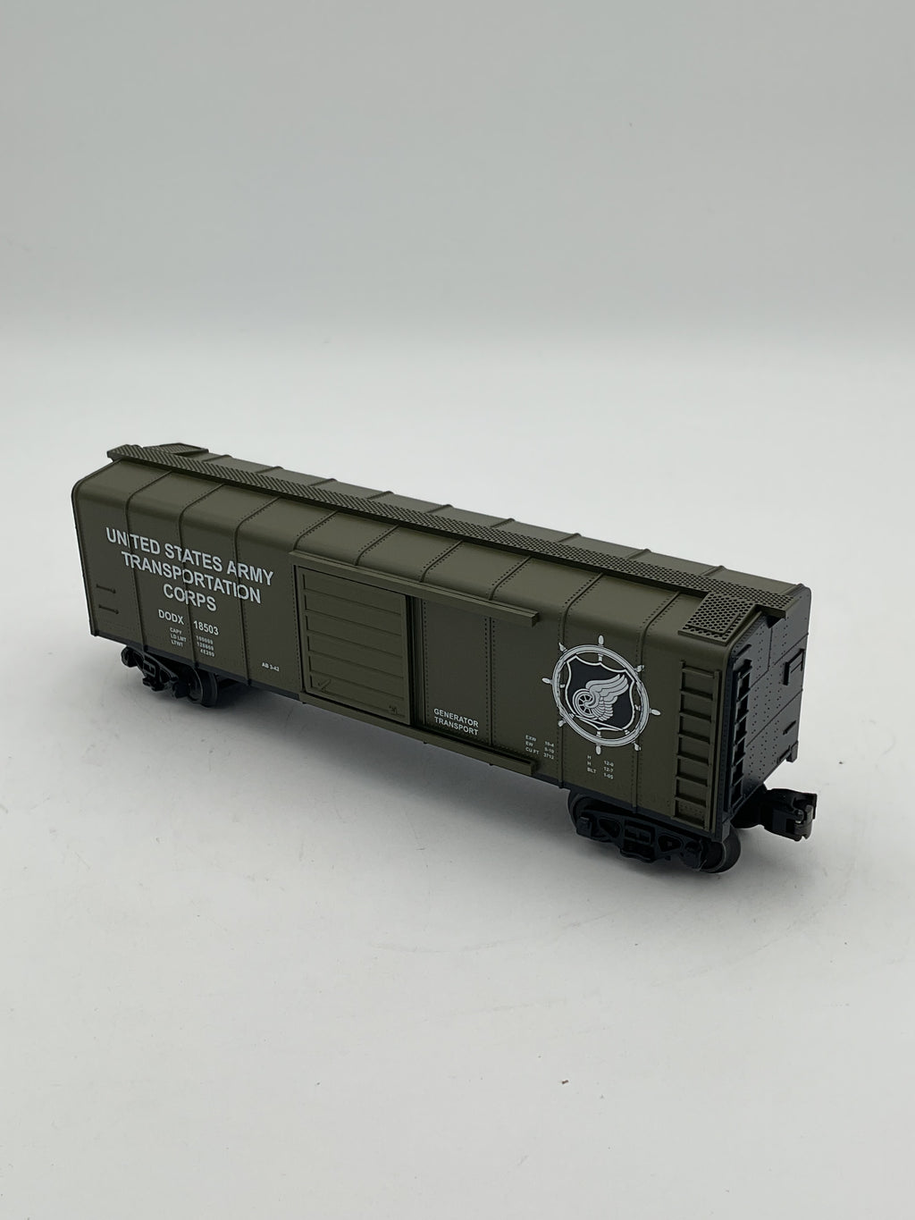 MTH 30-71131 U.S. Army Rounded Roof Box Car