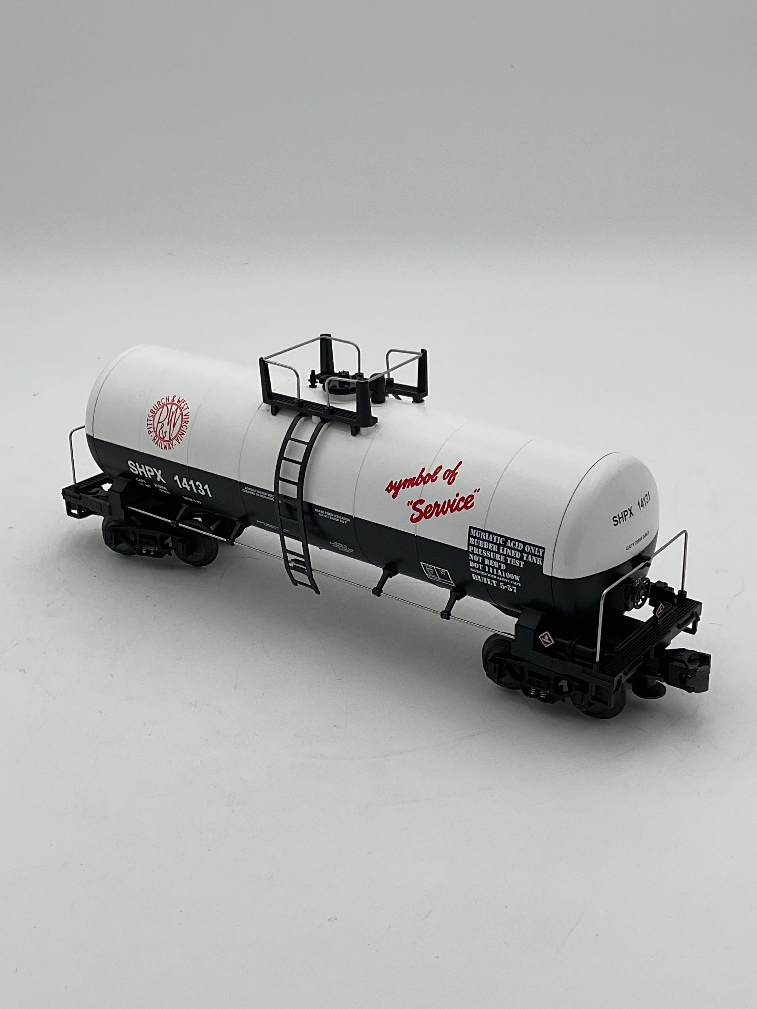 MTH 20-96028 Pittsburgh & West Virginia Tank Car