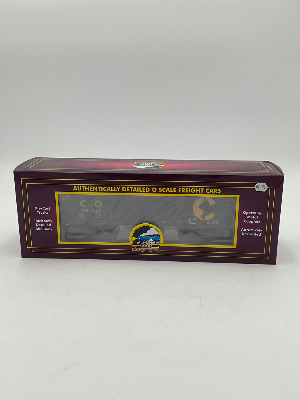 MTH 20-92359 Cheesie 70-ton 4-Bay Hopper Car w/ Coal Load