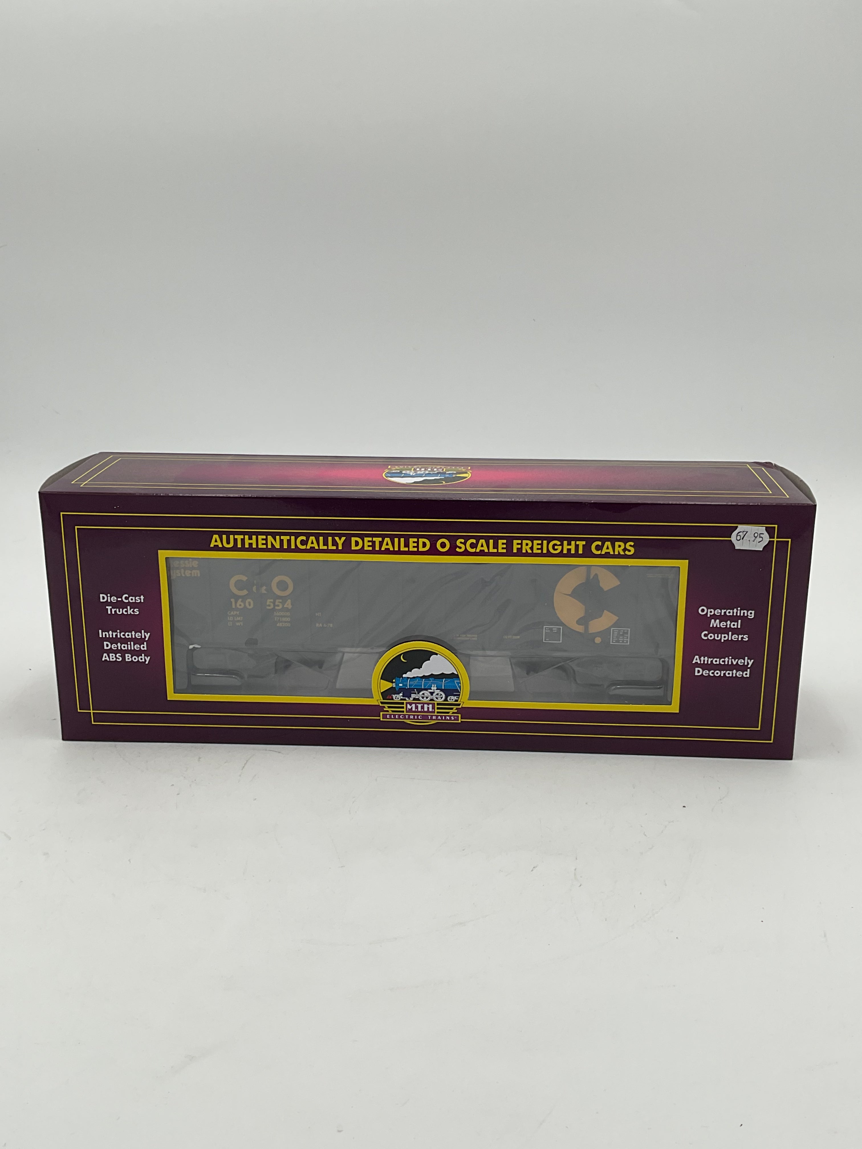 MTH 20-92359 Cheesie 70-ton 4-Bay Hopper Car w/ Coal Load