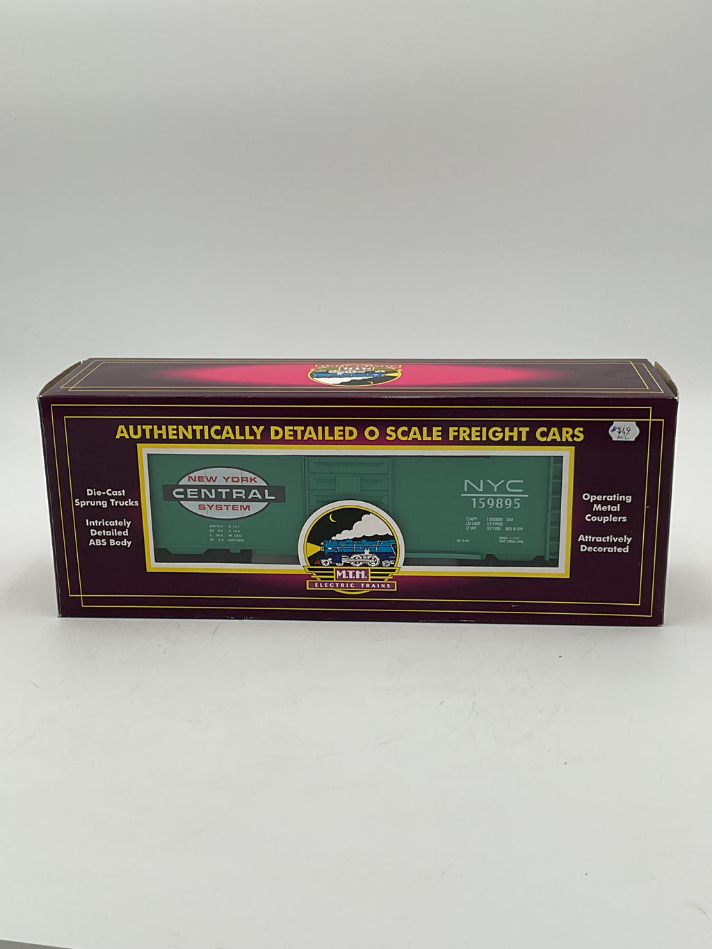 MTH 20-9300L NYC Jade Green O Scale Box Car