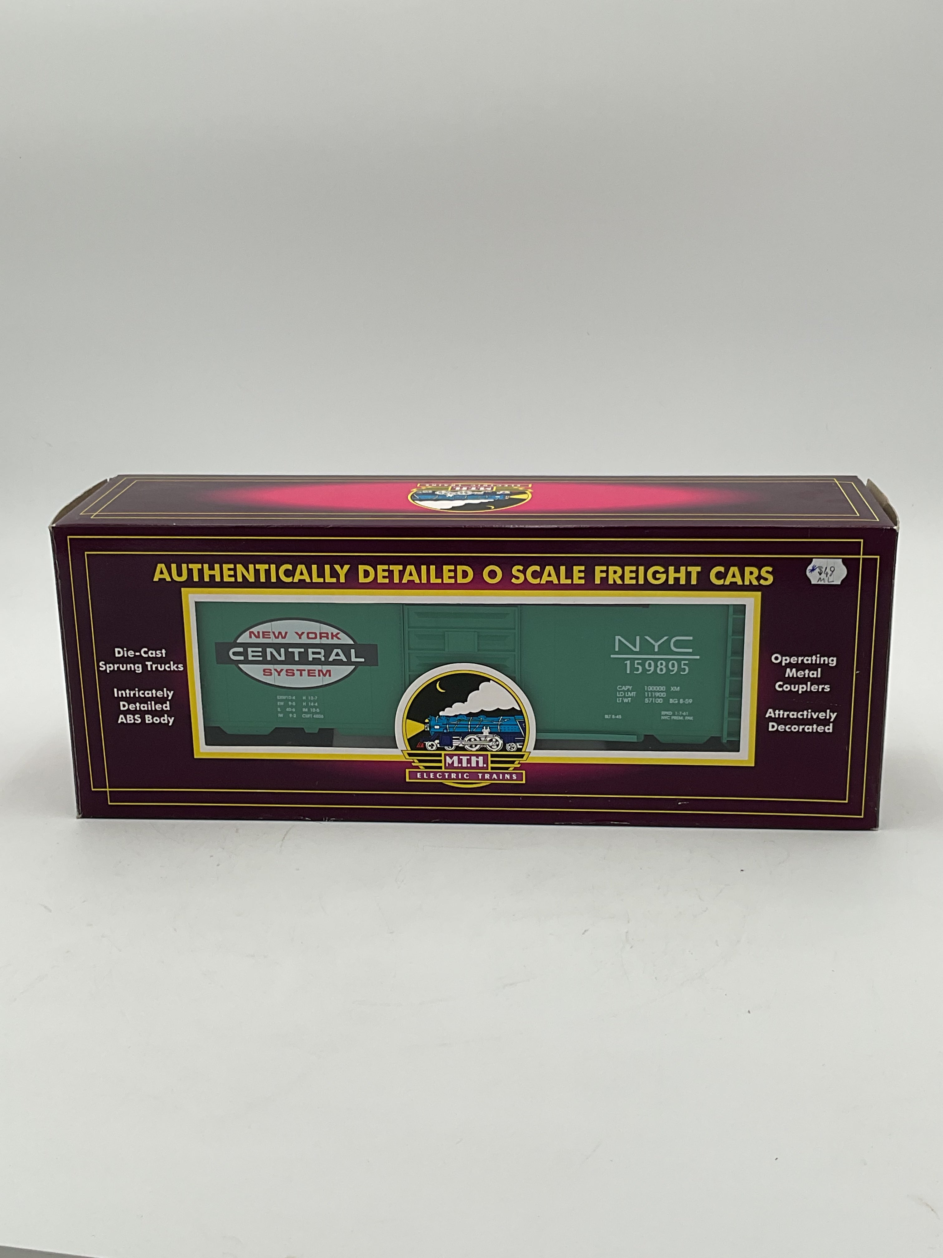 MTH 20-9300L NYC Jade Green O Scale Box Car