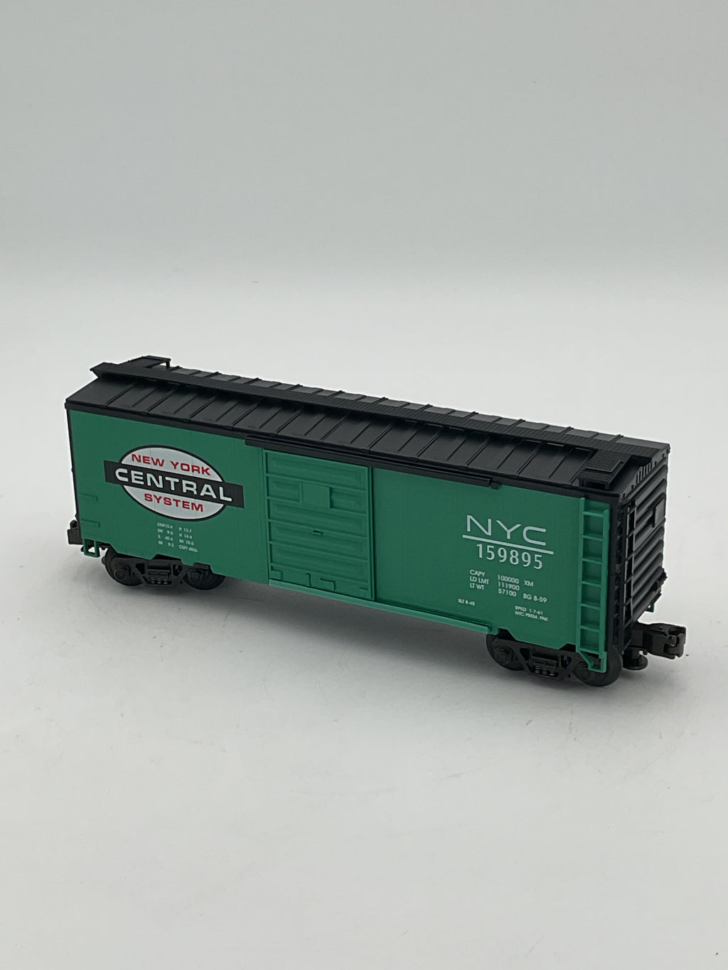 MTH 20-9300L NYC Jade Green O Scale Box Car