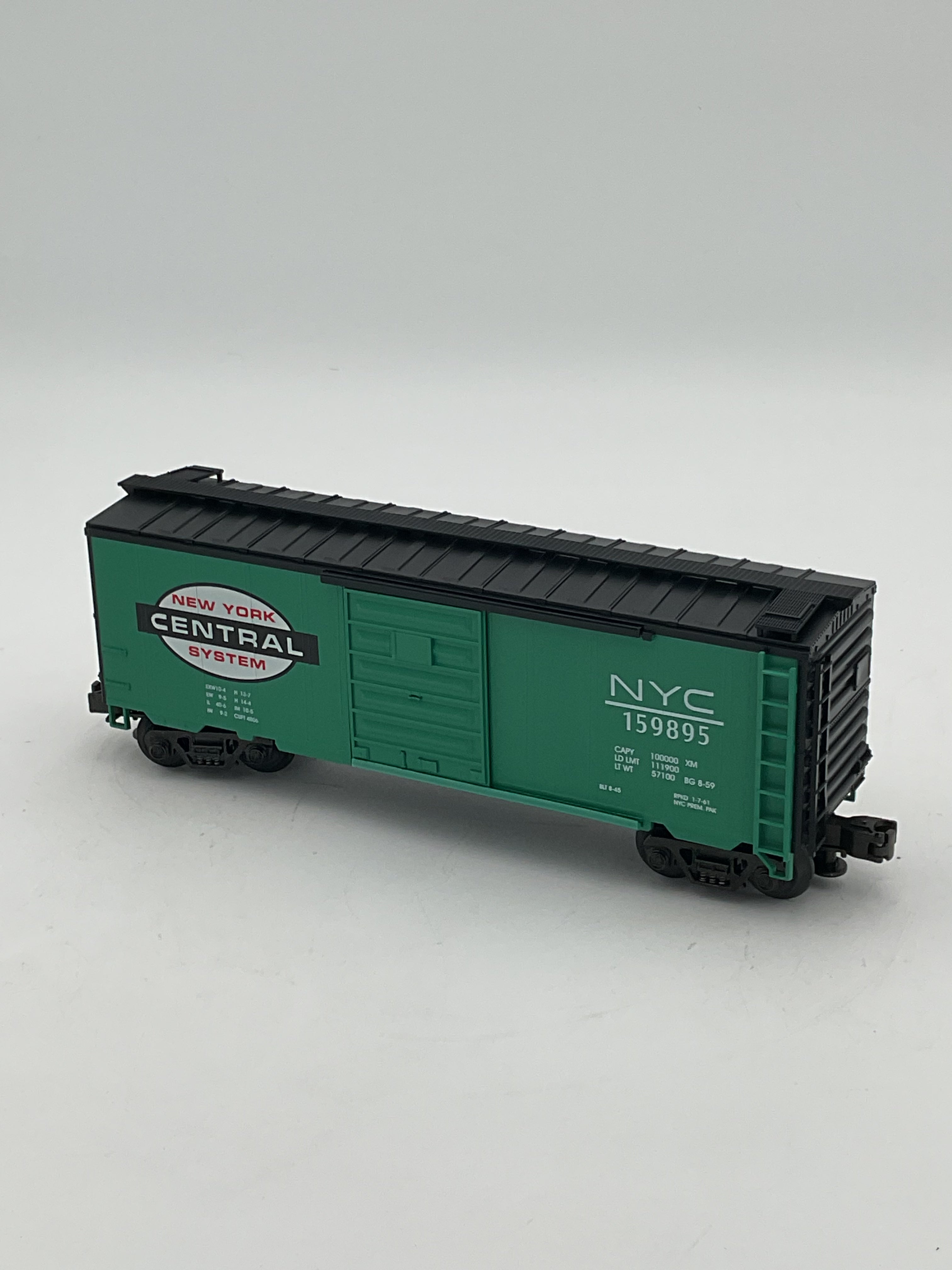 MTH 20-9300L NYC Jade Green O Scale Box Car