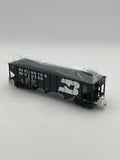 MTH 20-92361 Burlington Northern 70-ton 3-Bay Hopper Car w/ Coal Load