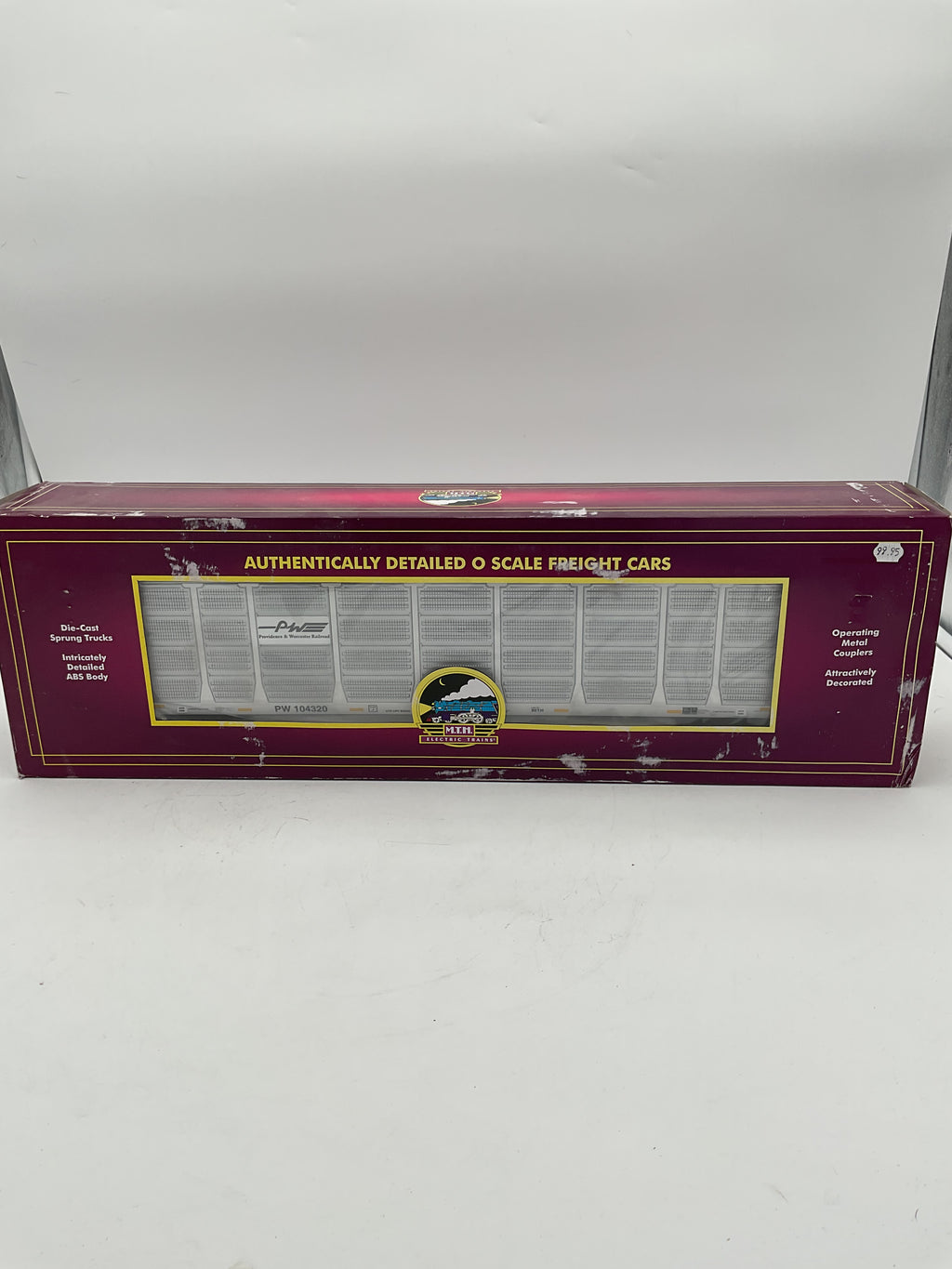 MTH 20-90564E Providence & Worcester Corrugated Auto Carrier