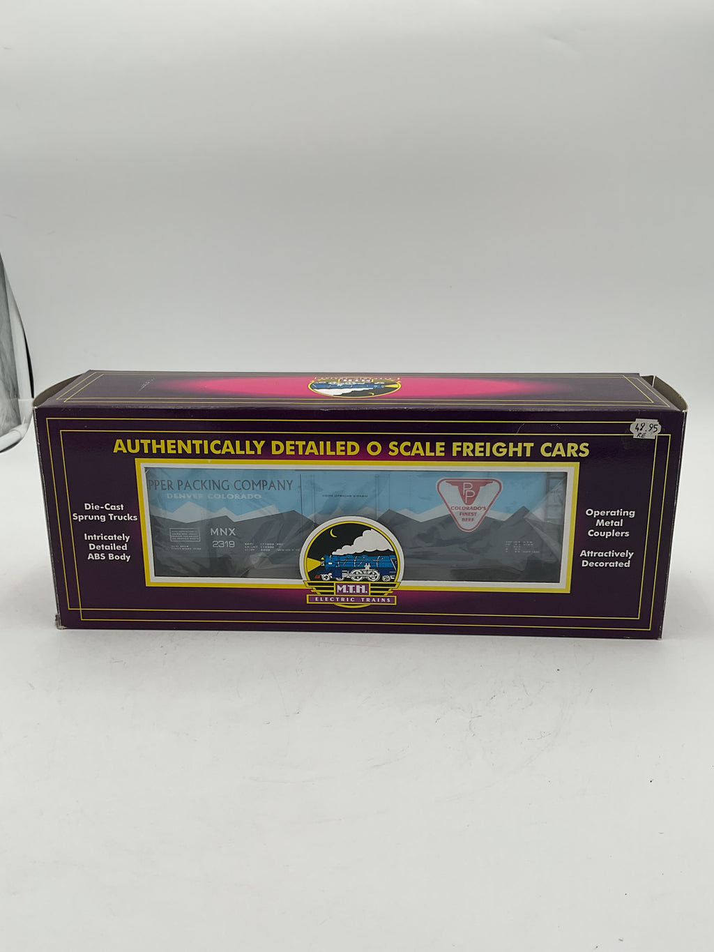 MTH MT- 9400L Pepper Packing Company O Scale Refrigerator Car