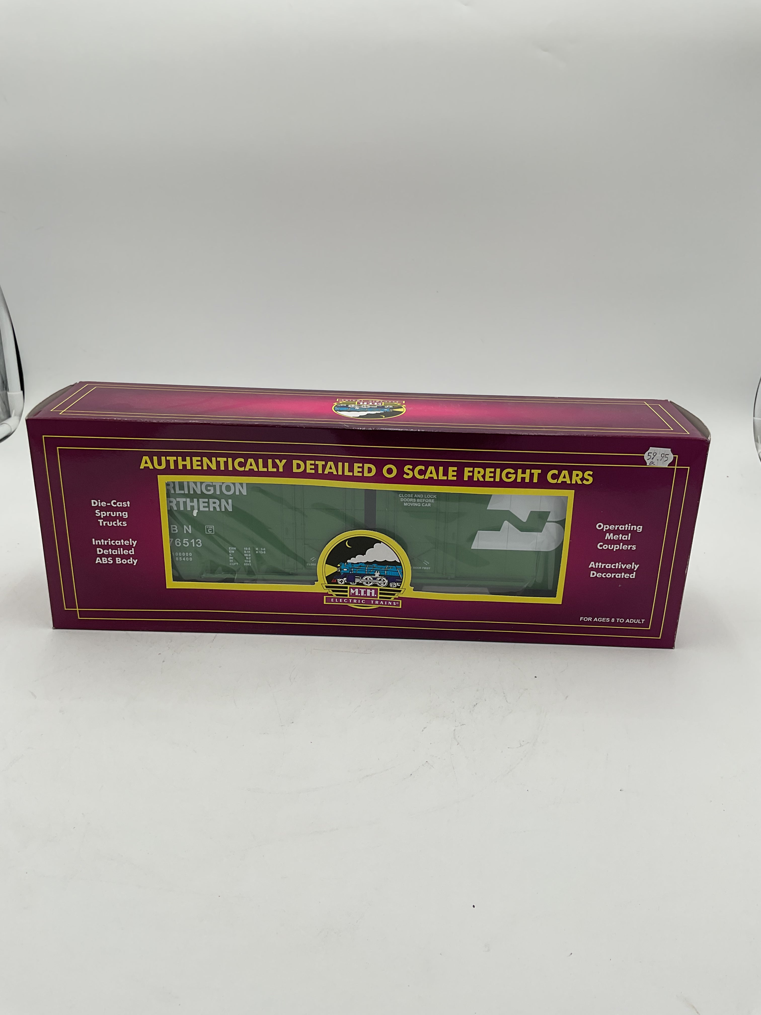 MTH 20-90014E Burlington Northern 50’ Double Door Plug Boxcar